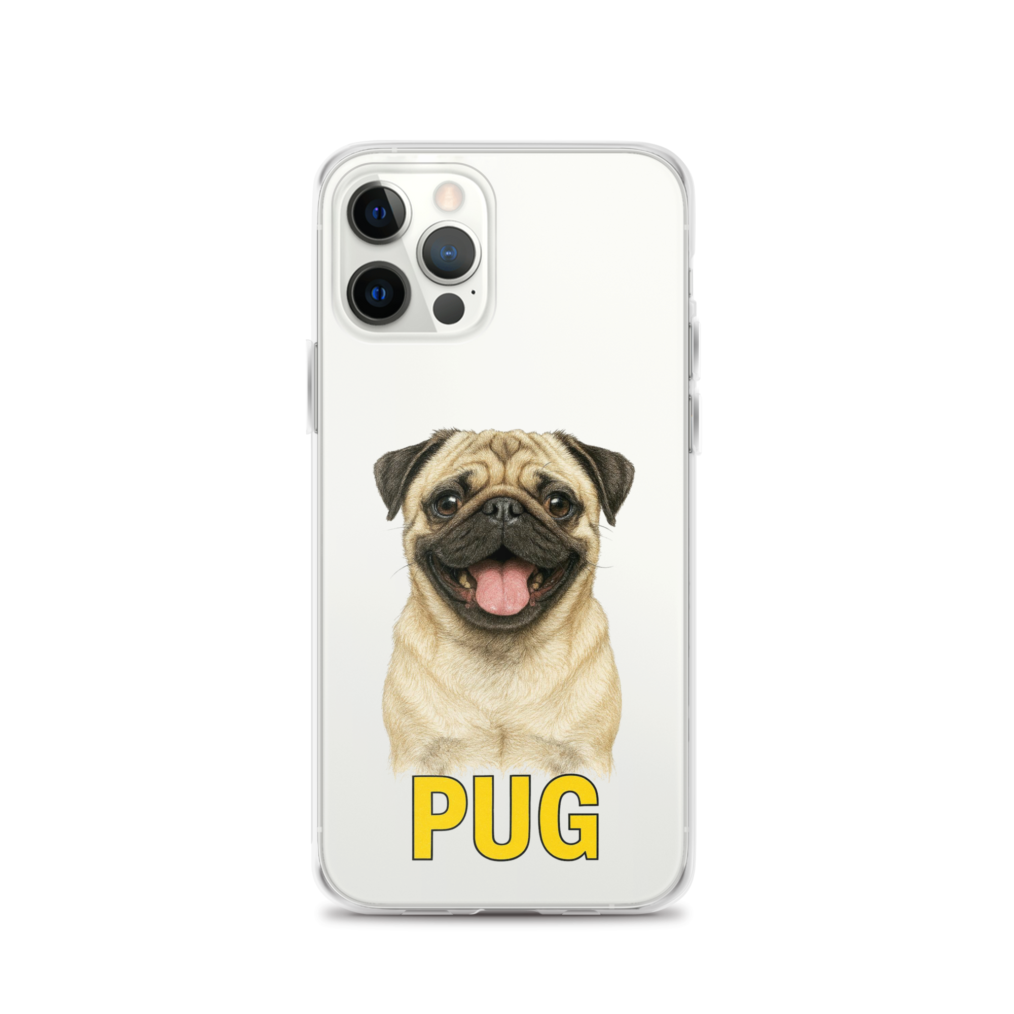 Pug Clear Case for iPhone