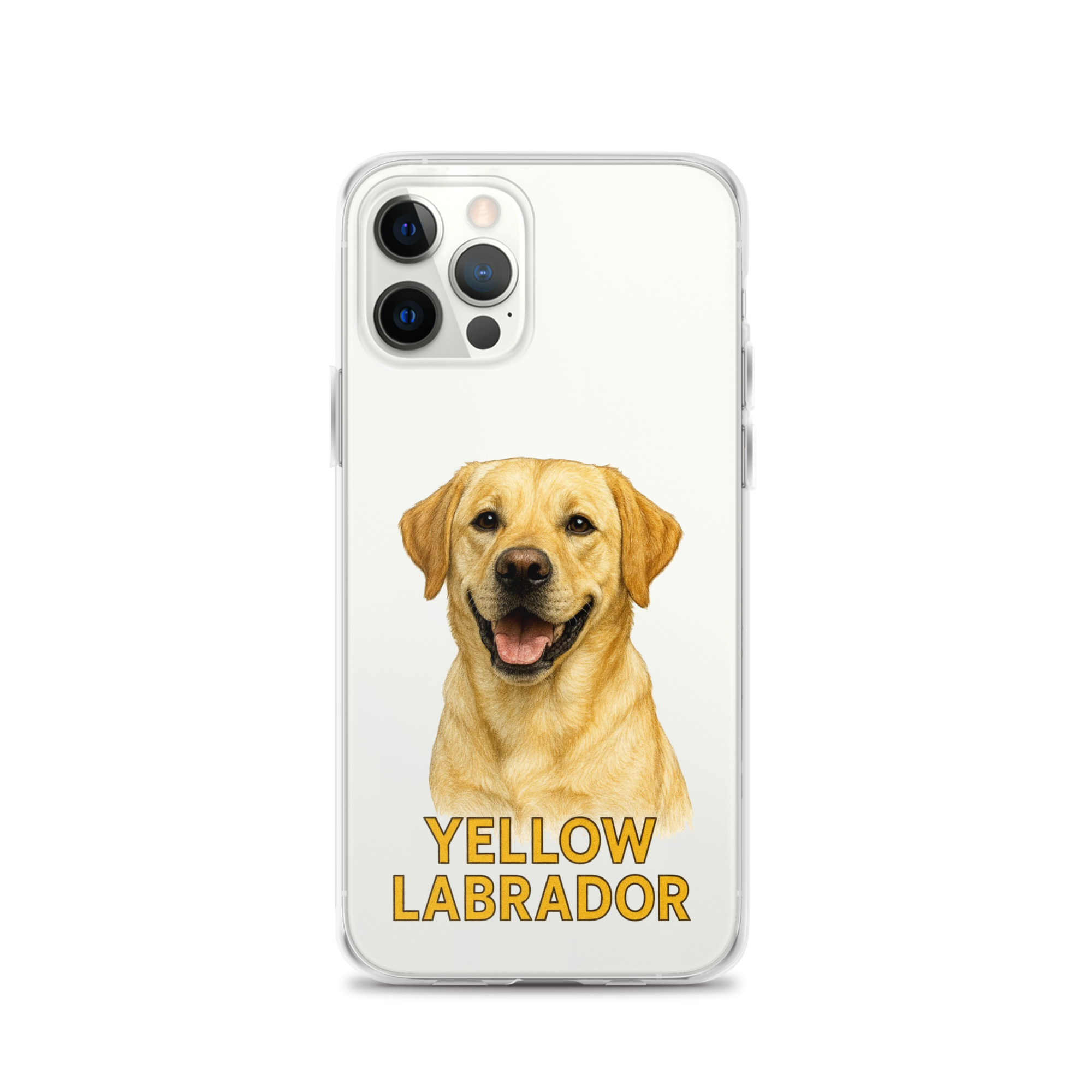 Yellow Labrador Clear Case for iPhone