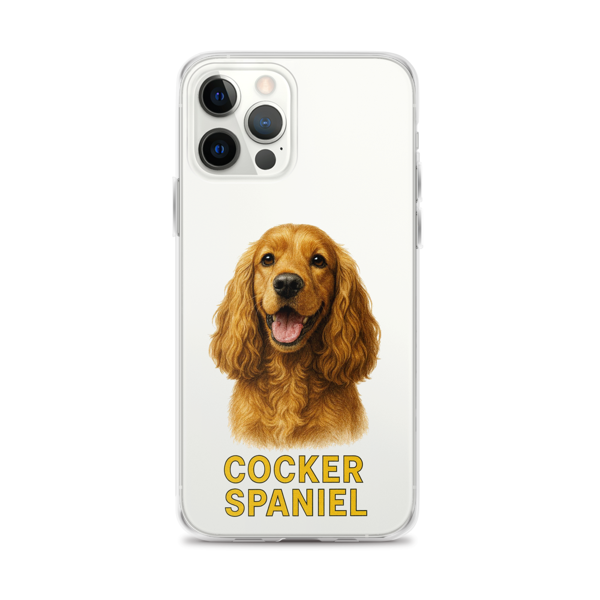 Cocker Spaniel Clear Case for iPhone