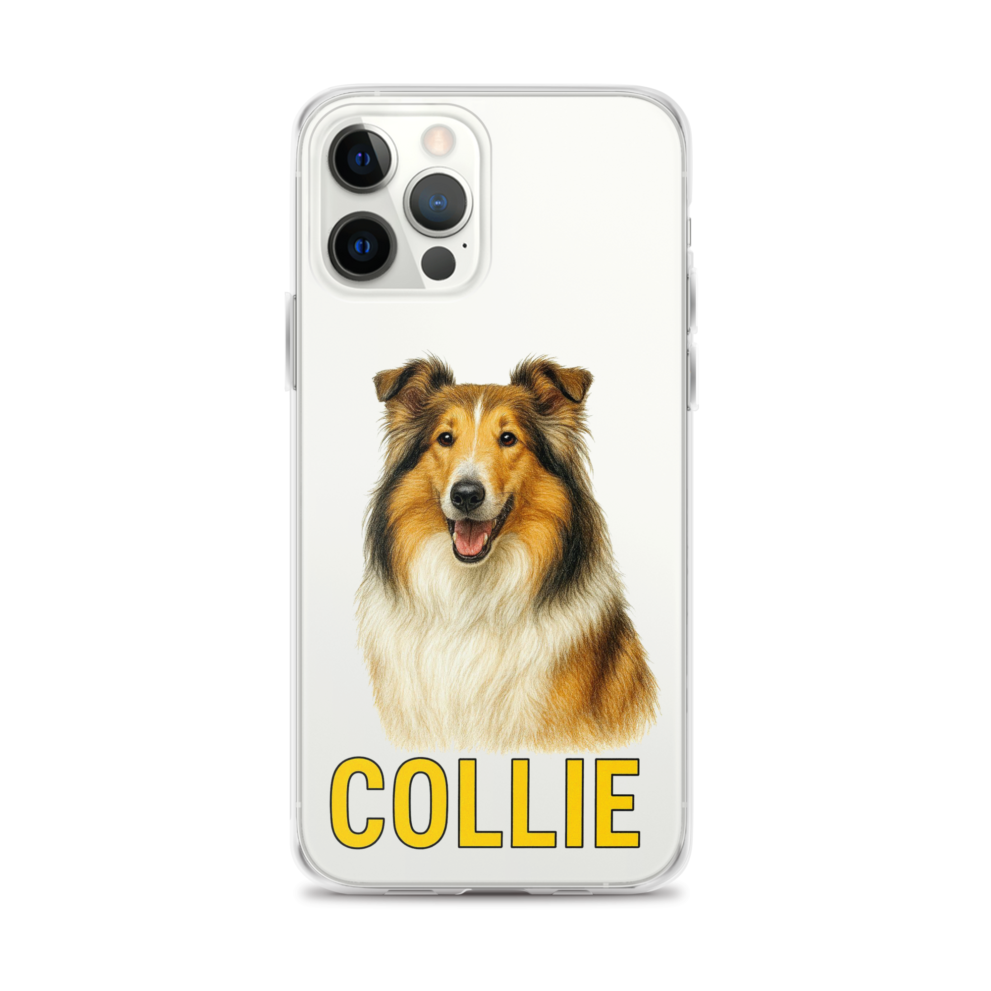 Collie Clear Case for iPhone