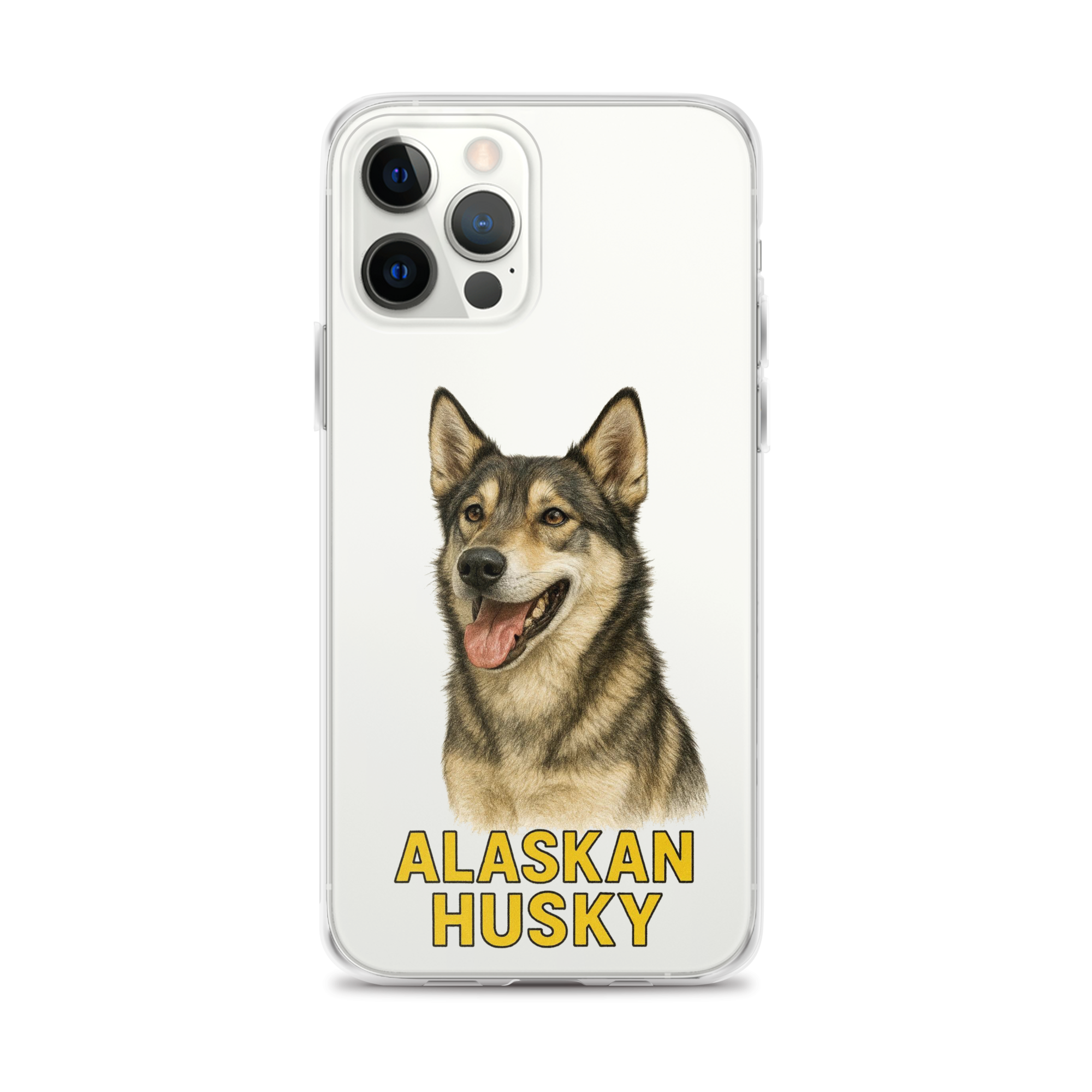 Alaskan Husky Clear Case for iPhone