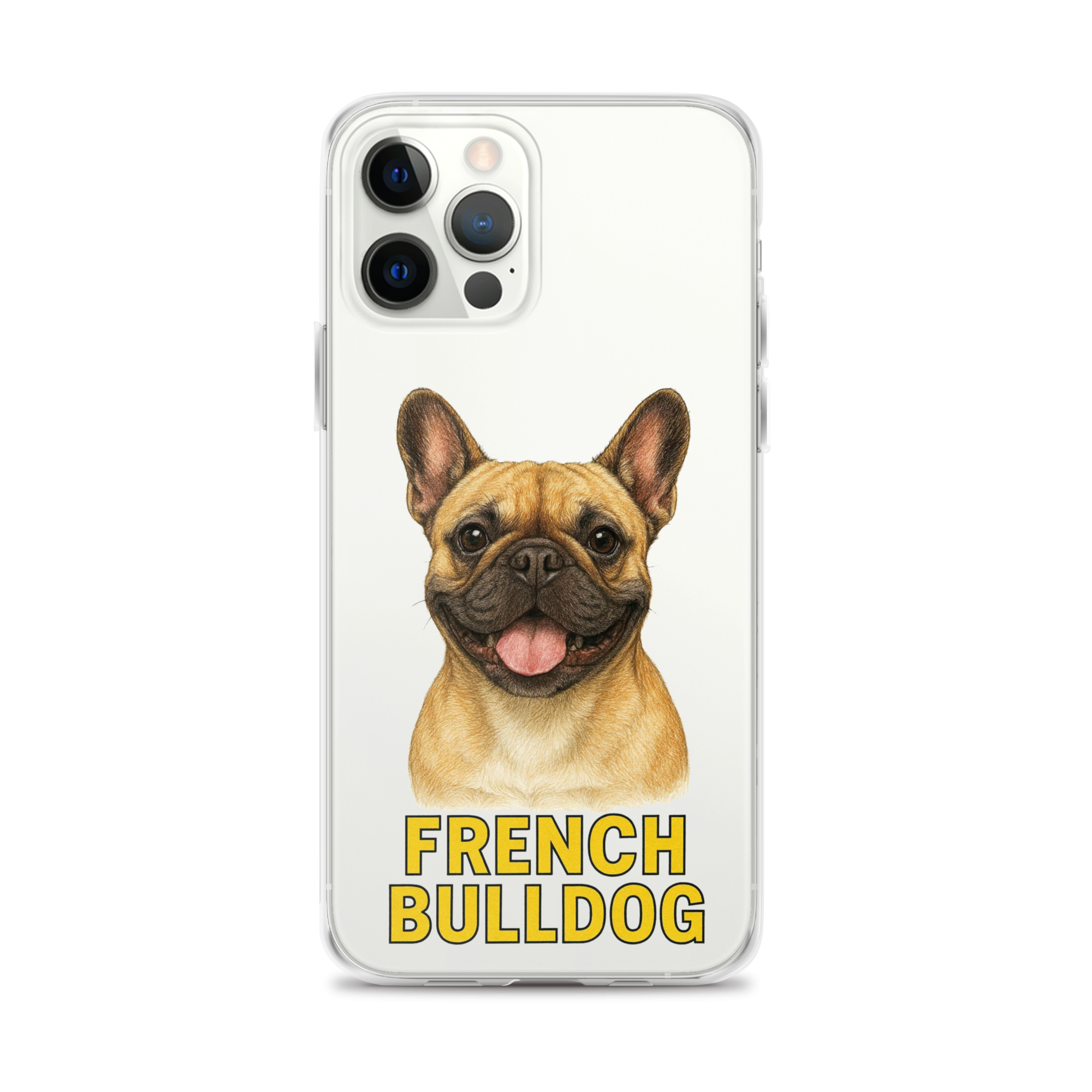 French Bulldog Clear Case for iPhone
