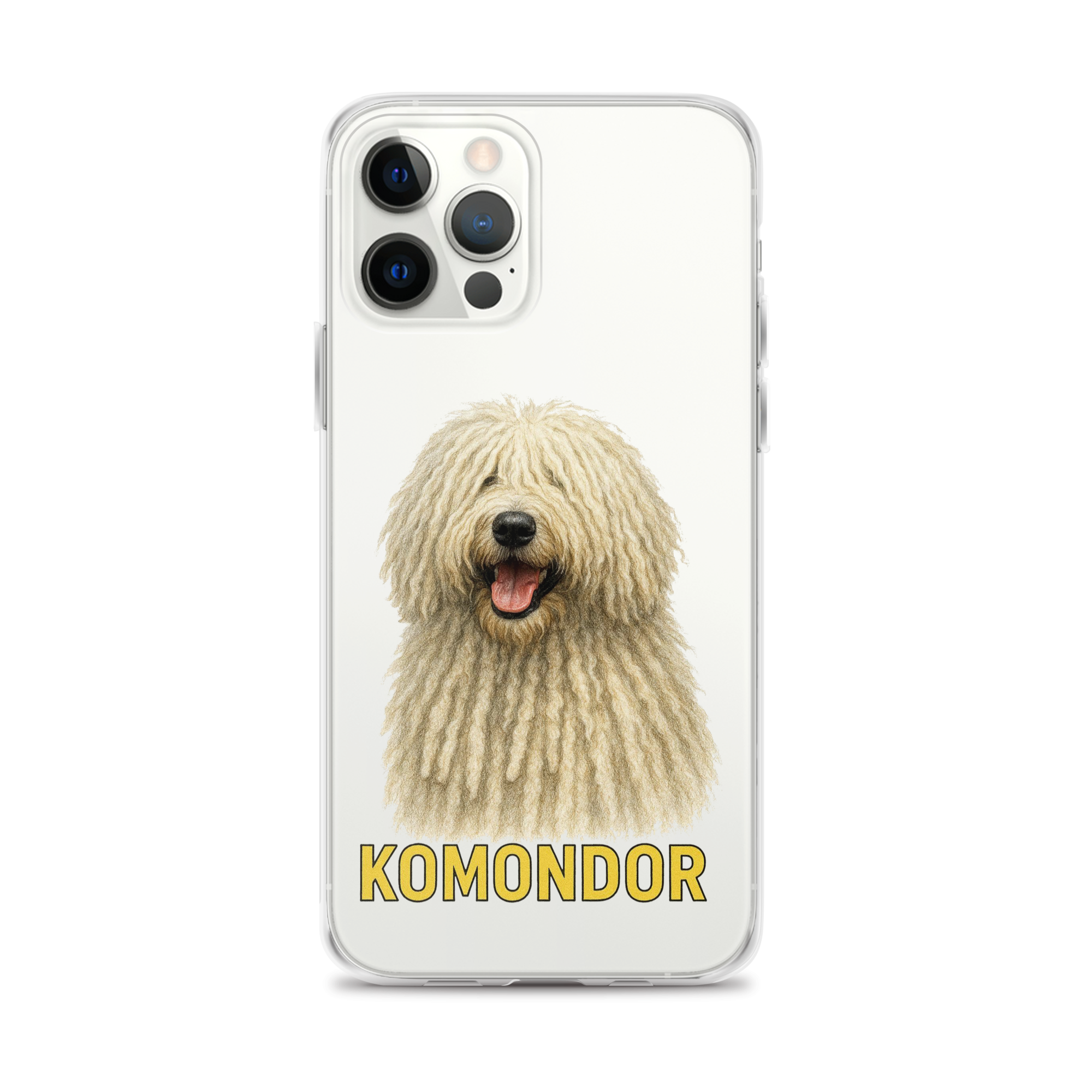 Komondor Clear Case for iPhone