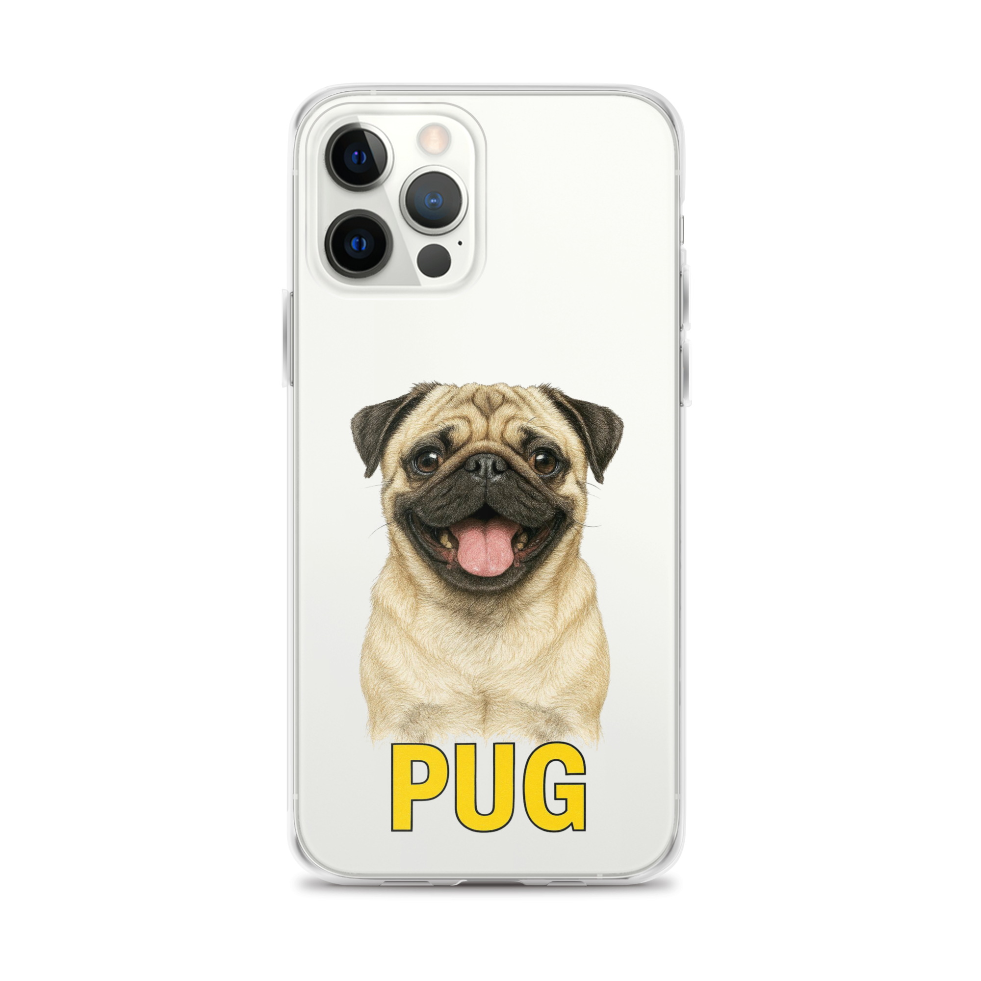 Pug Clear Case for iPhone
