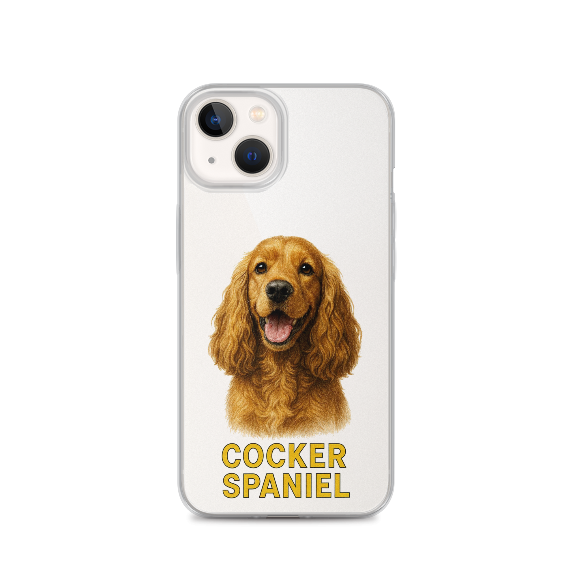 Cocker Spaniel Clear Case for iPhone