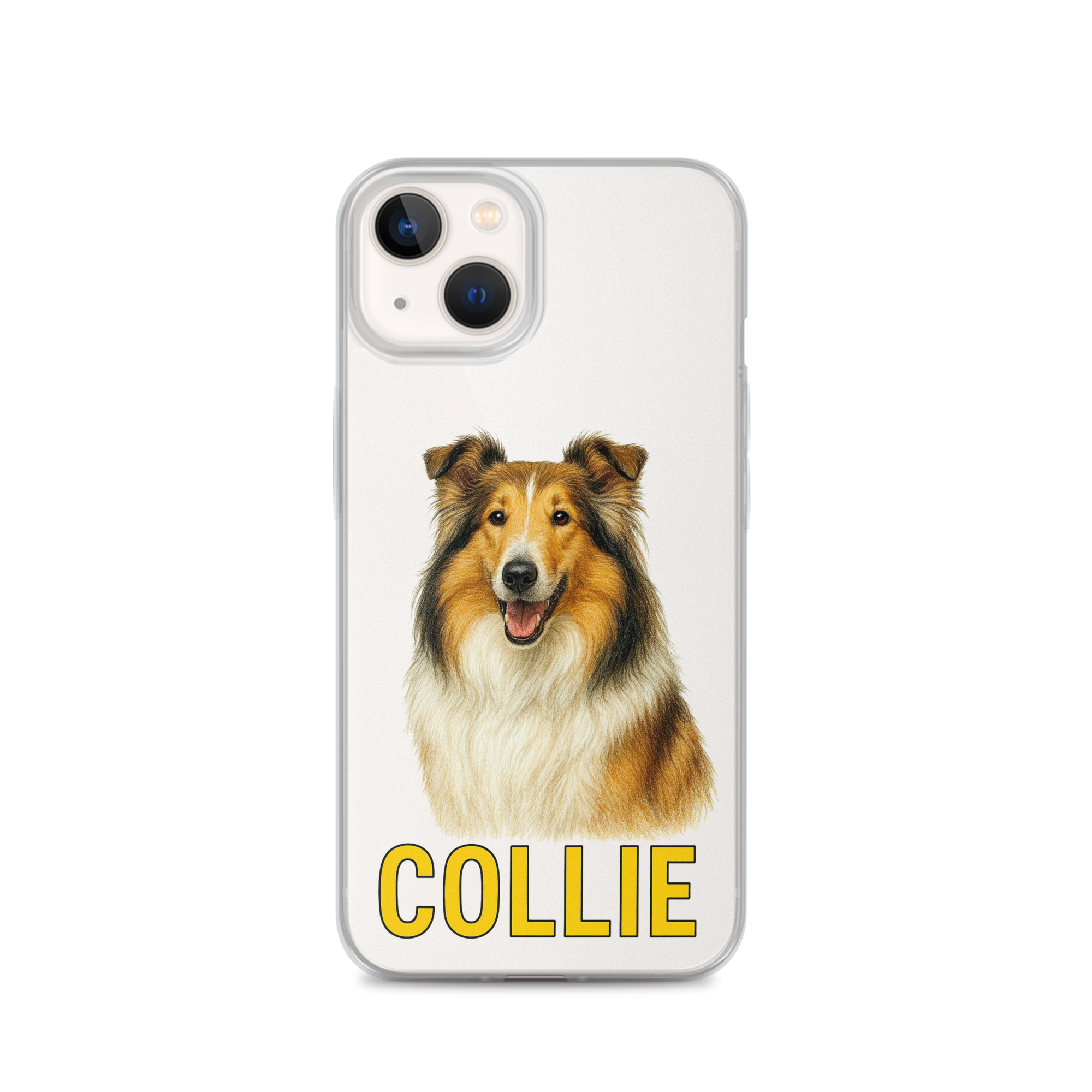 Collie Clear Case for iPhone