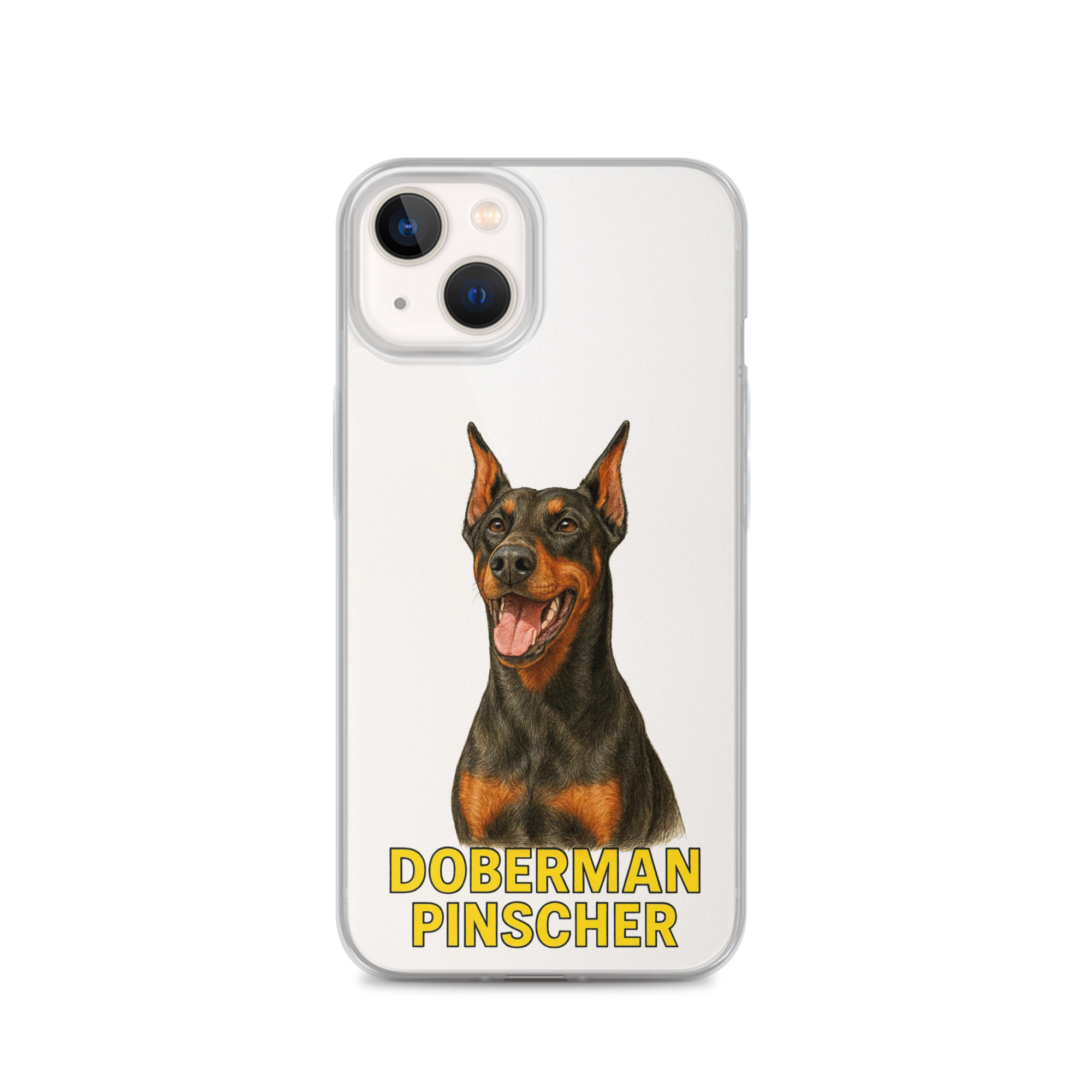 Doberman Pinscher Clear Case for iPhone