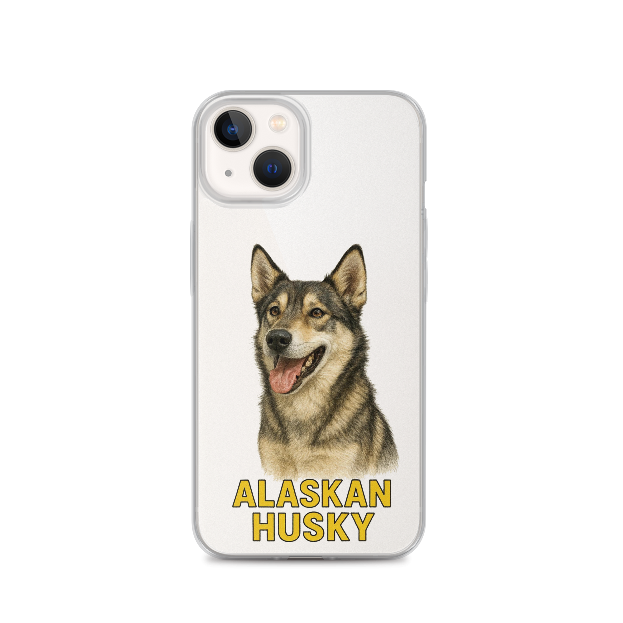 Alaskan Husky Clear Case for iPhone