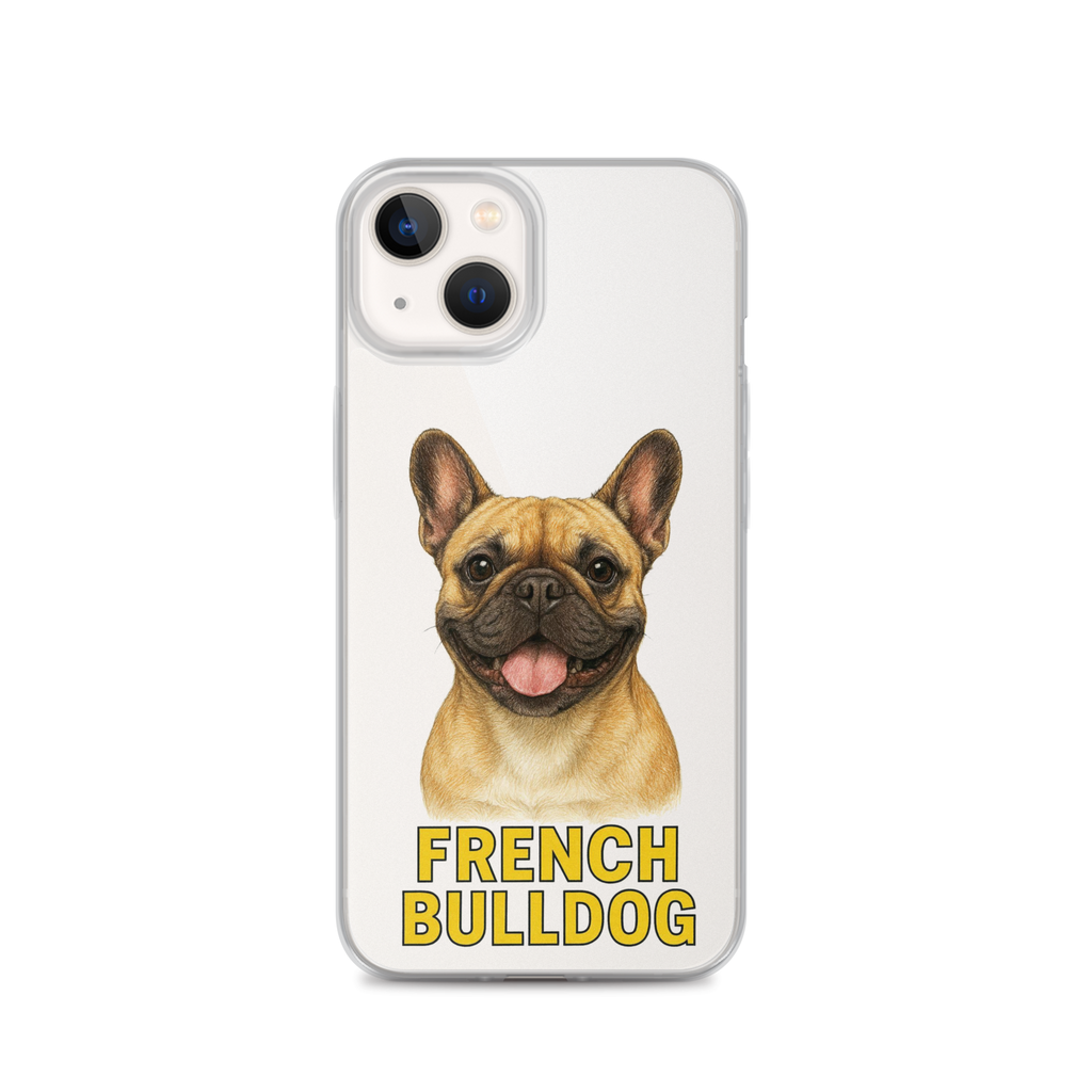 French Bulldog Clear Case for iPhone