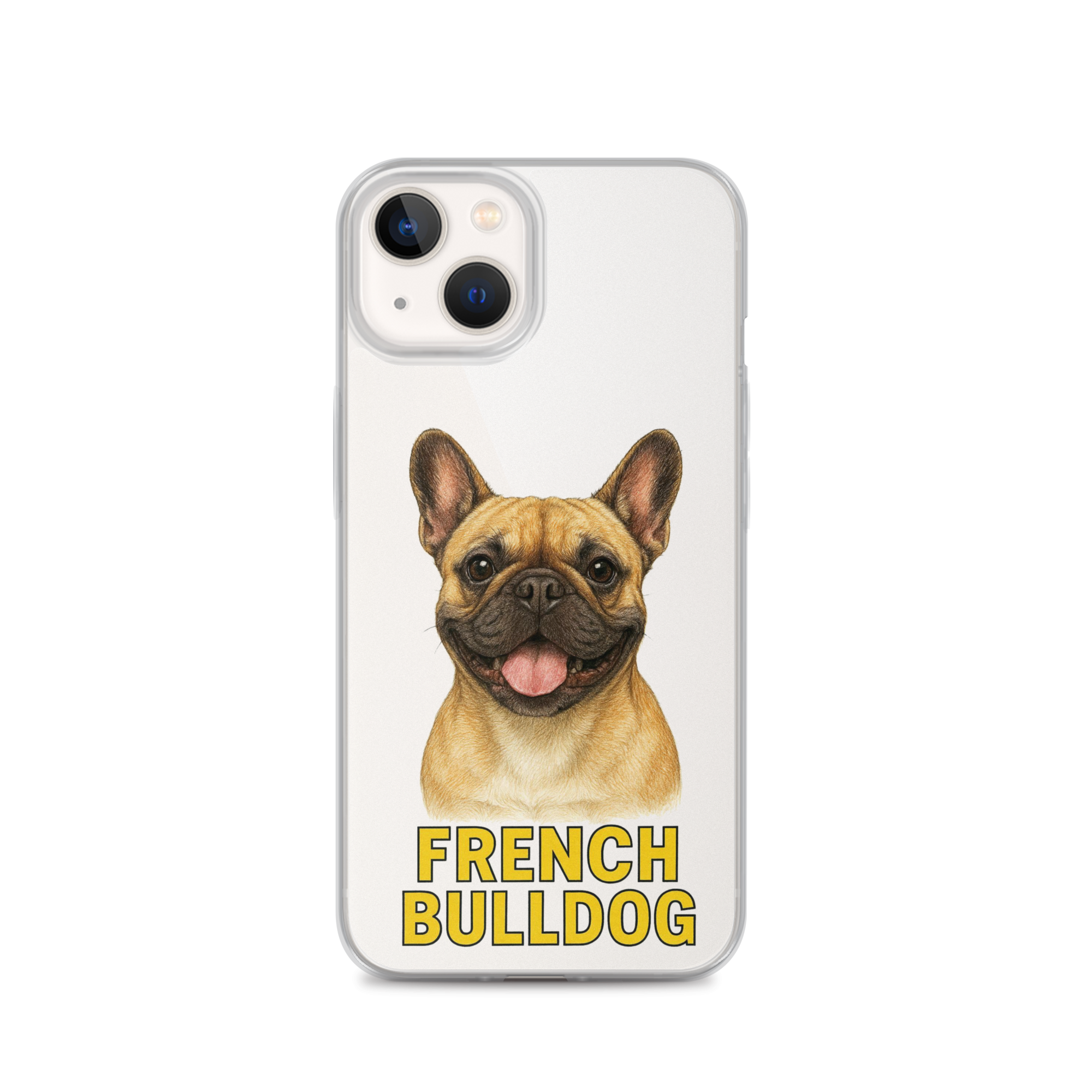 French Bulldog Clear Case for iPhone