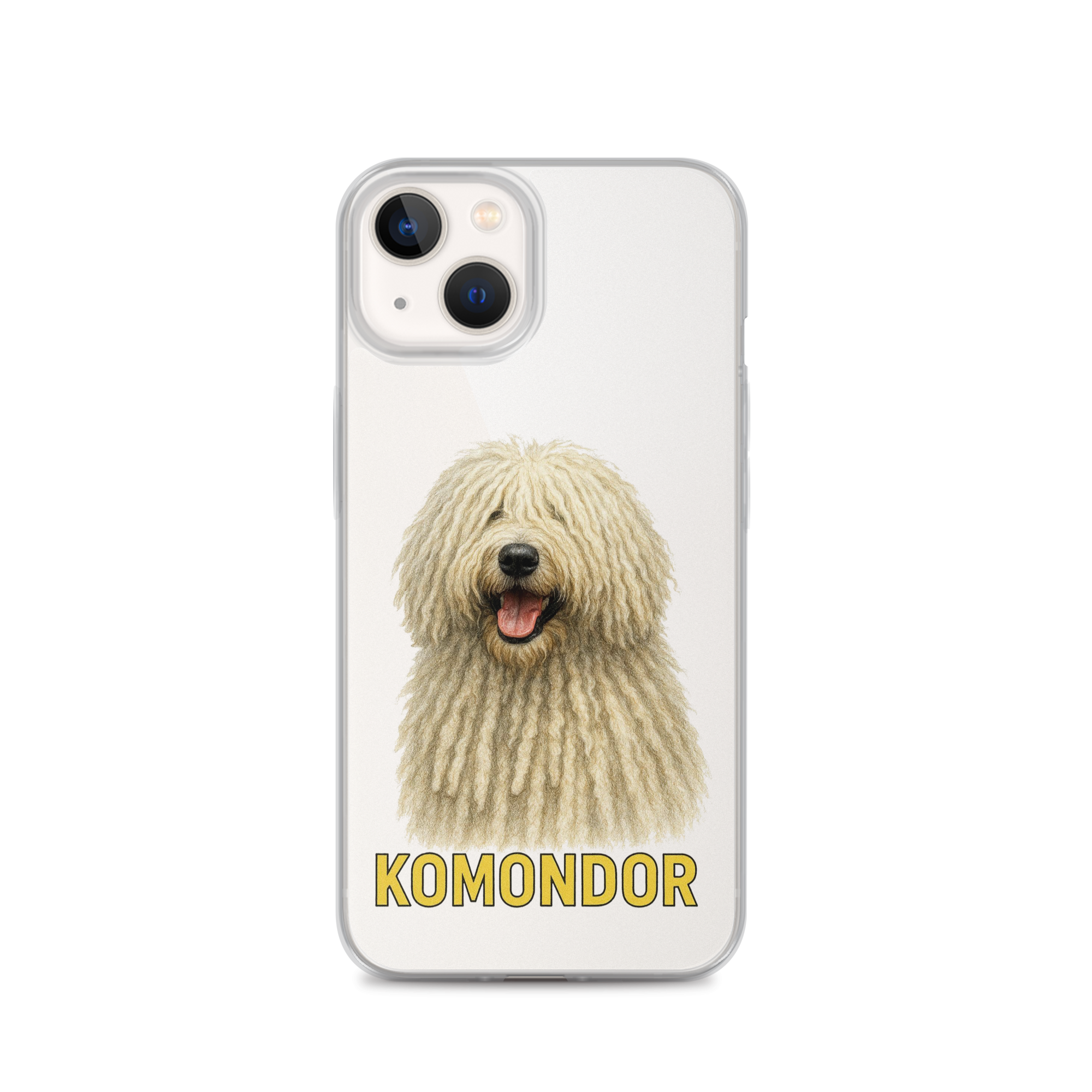 Komondor Clear Case for iPhone