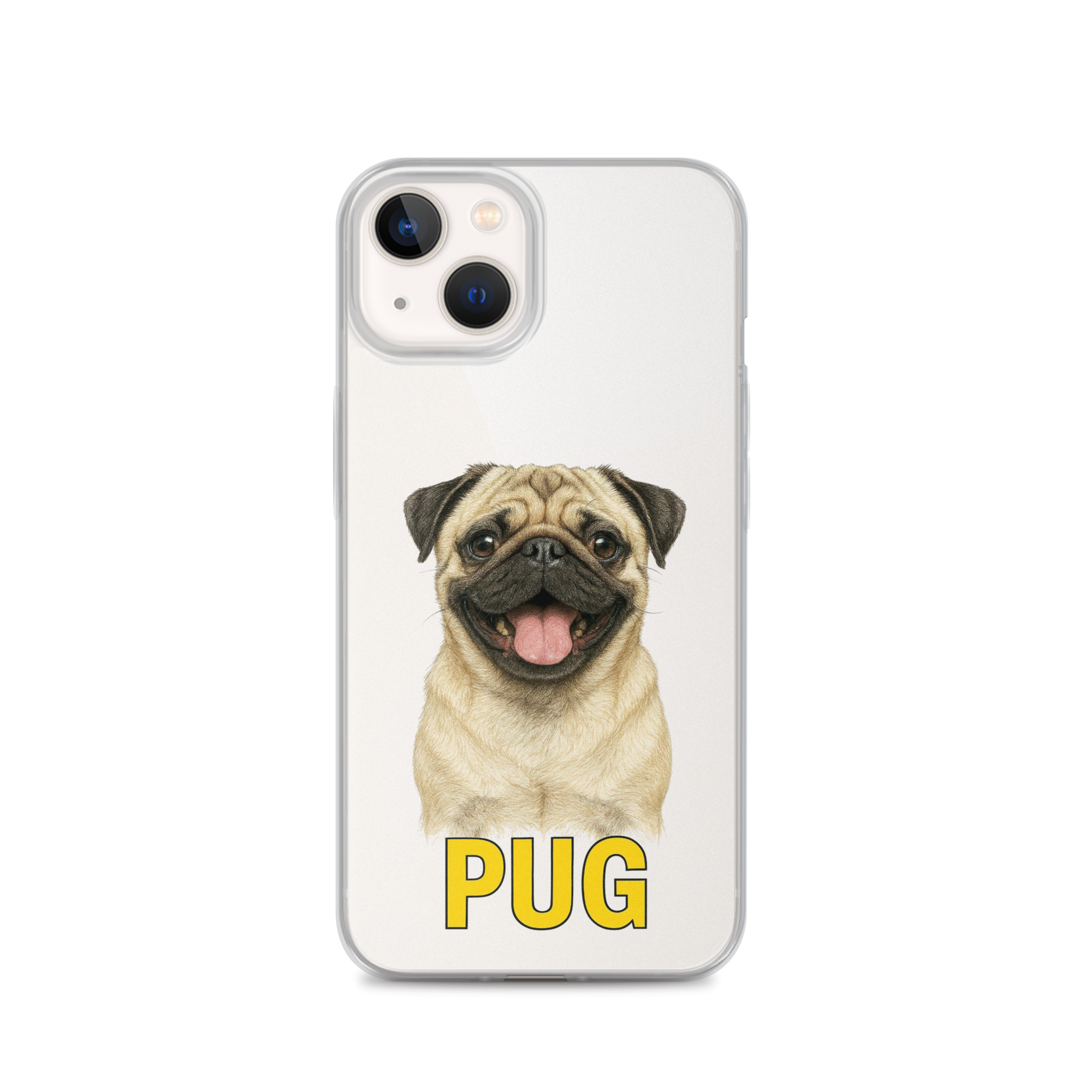 Pug Clear Case for iPhone