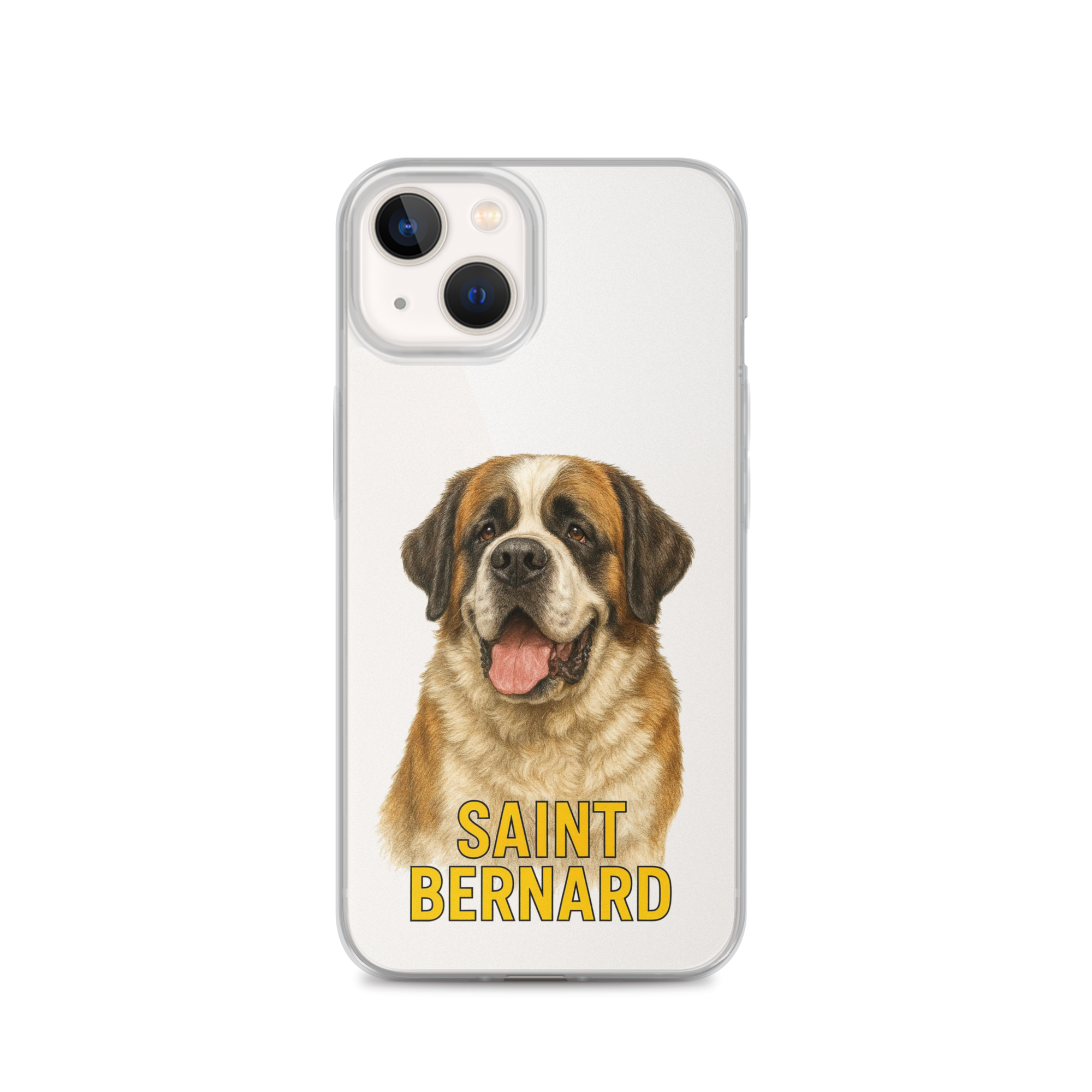 Saint Bernard Clear Case for iPhone