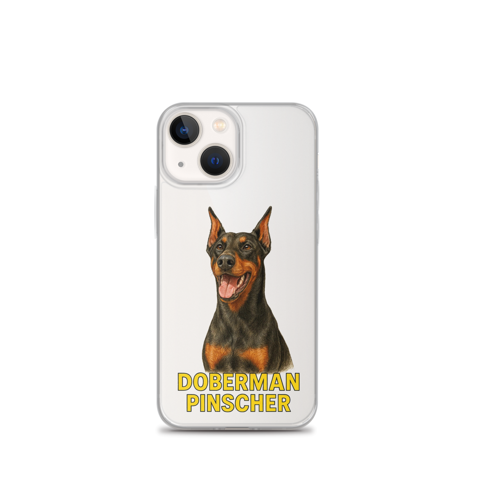 Doberman Pinscher Clear Case for iPhone