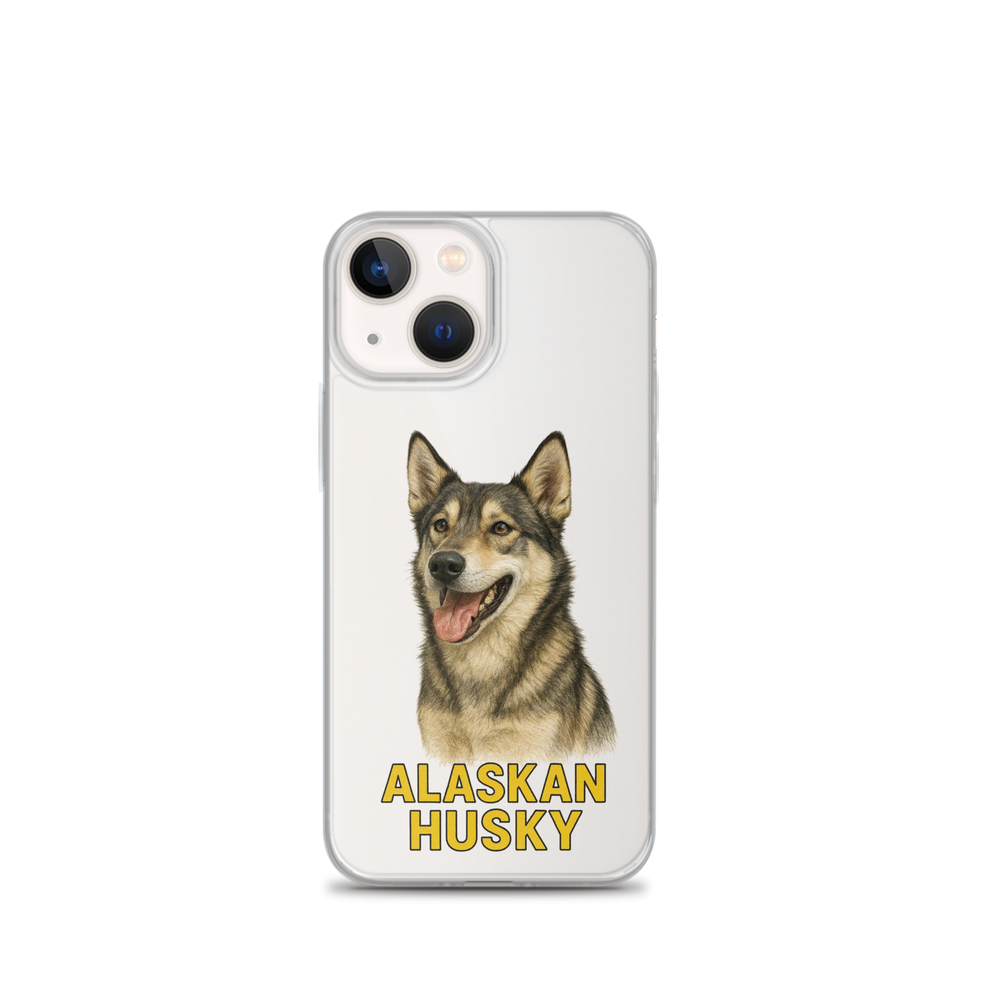 Alaskan Husky Clear Case for iPhone