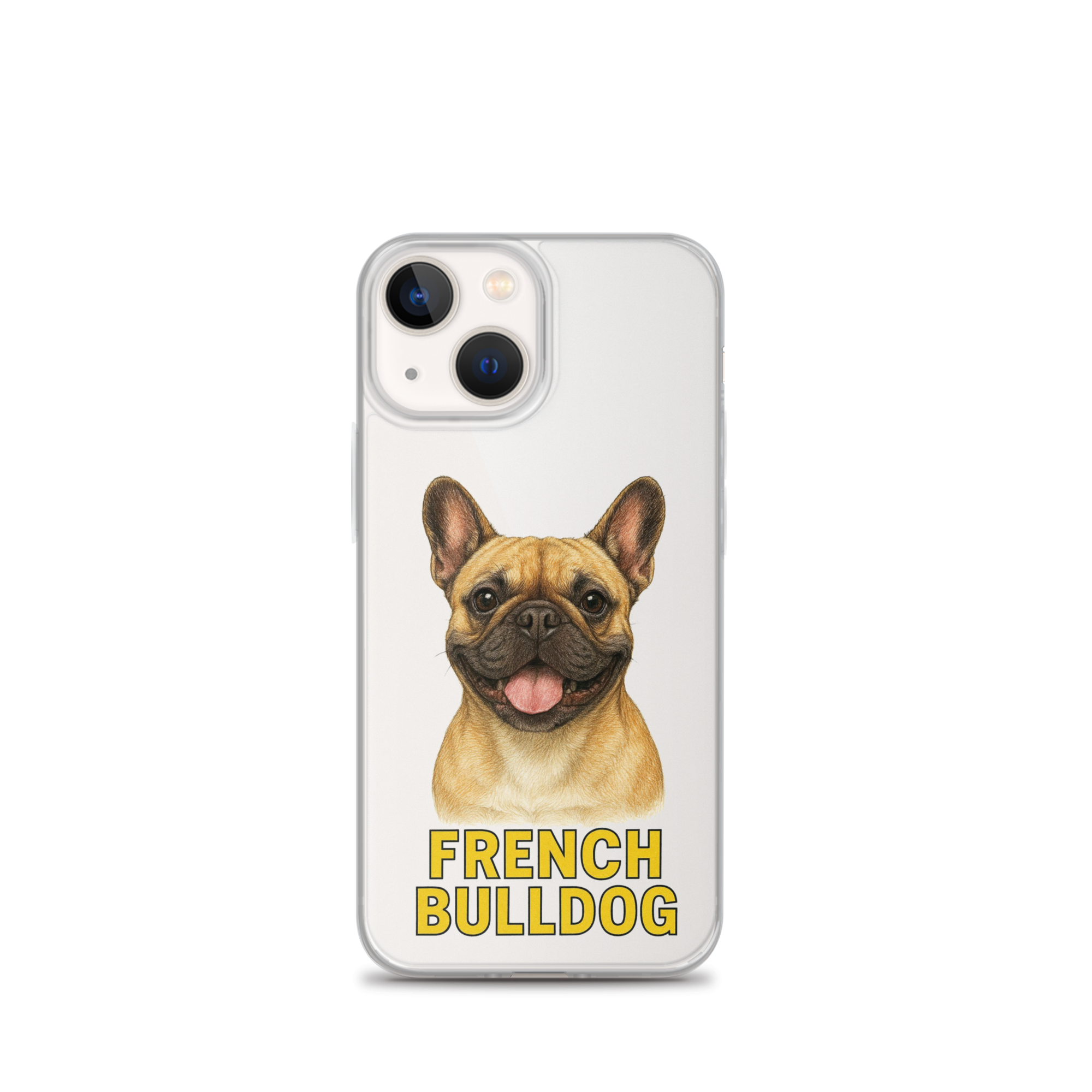 French Bulldog Clear Case for iPhone