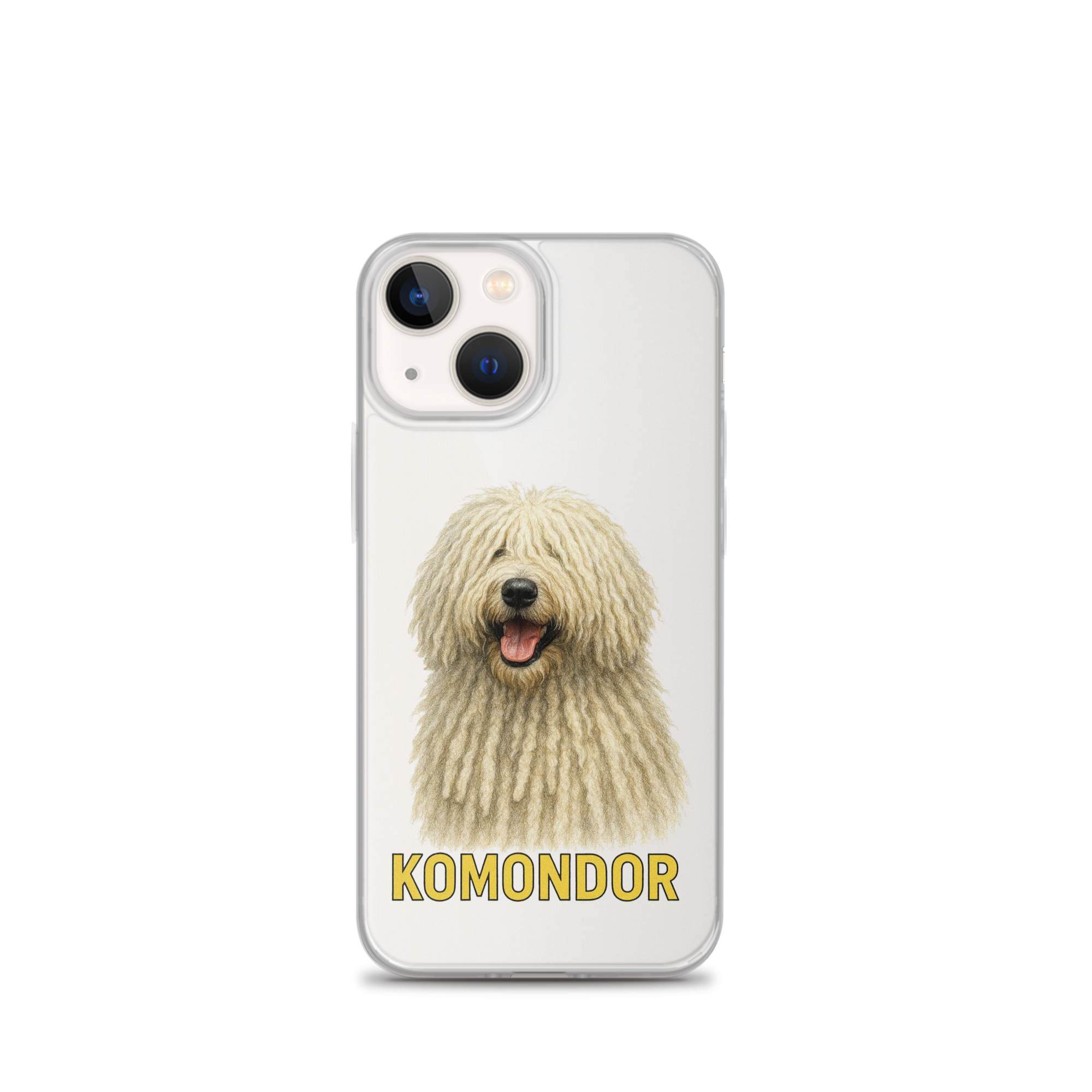 Komondor Clear Case for iPhone