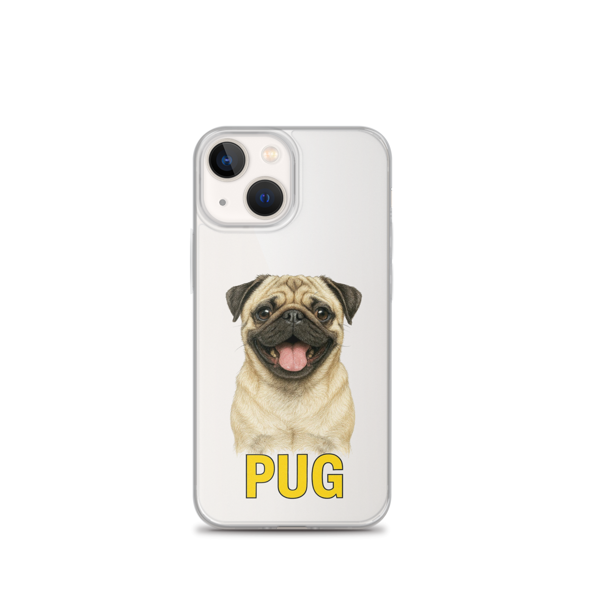 Pug Clear Case for iPhone
