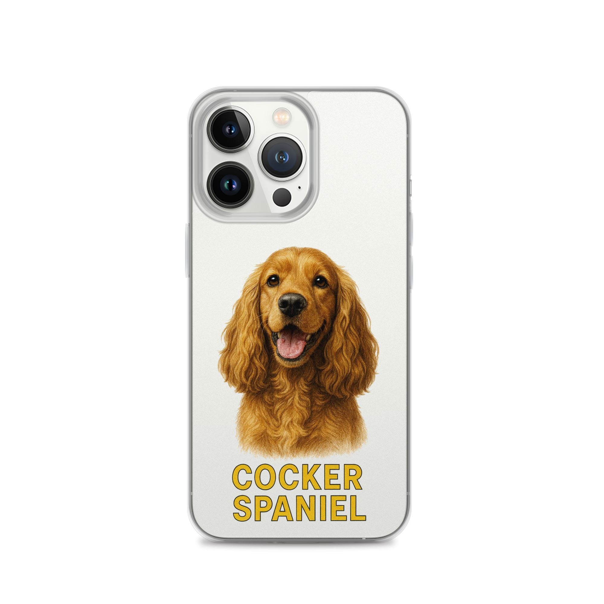 Cocker Spaniel Clear Case for iPhone