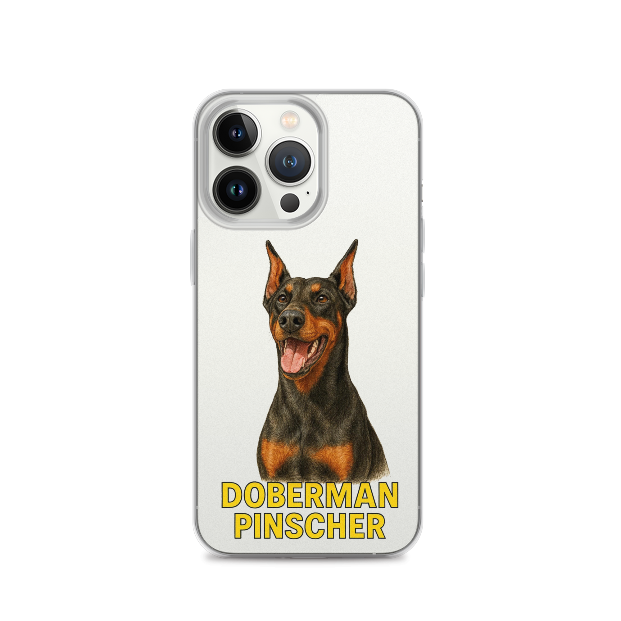 Doberman Pinscher Clear Case for iPhone
