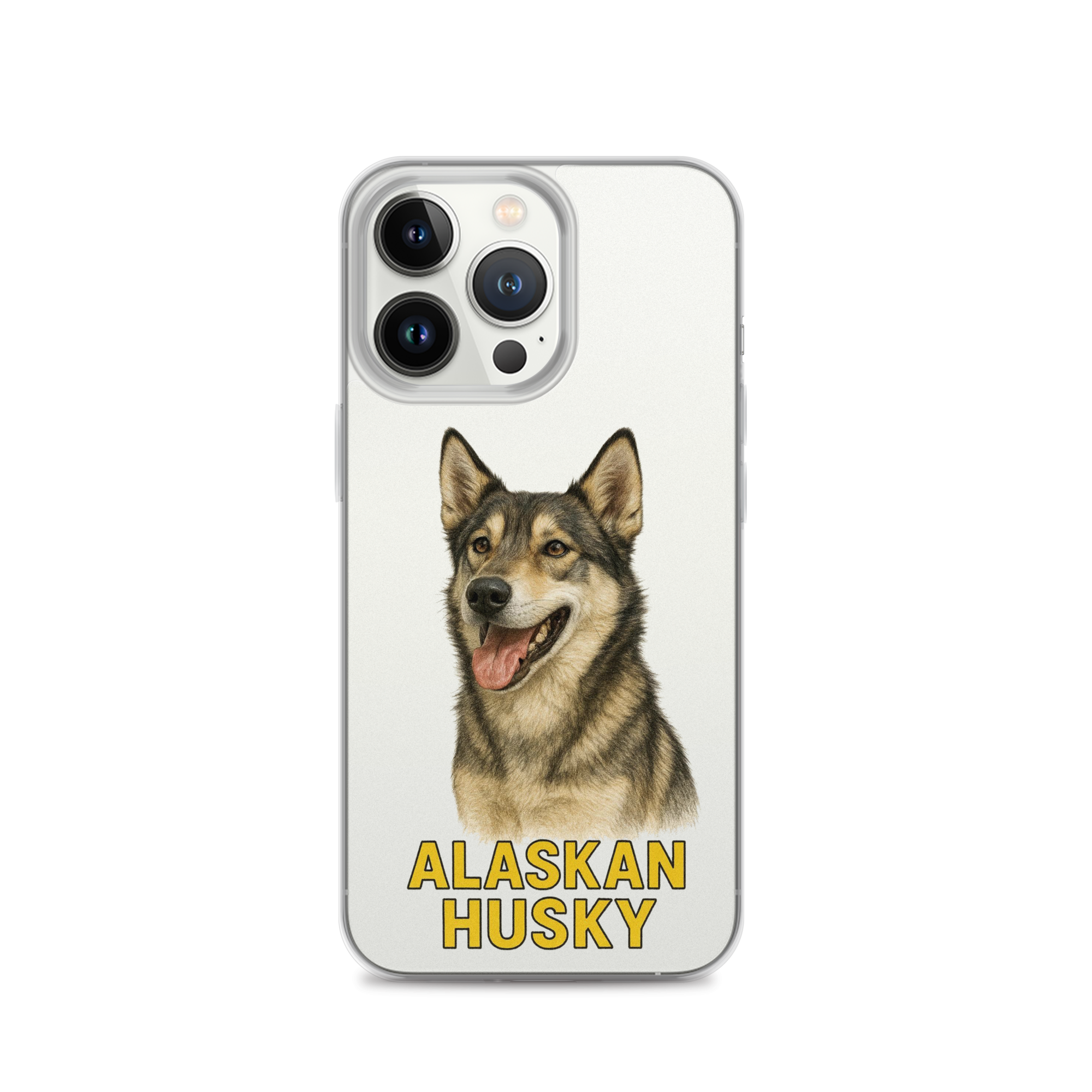 Alaskan Husky Clear Case for iPhone