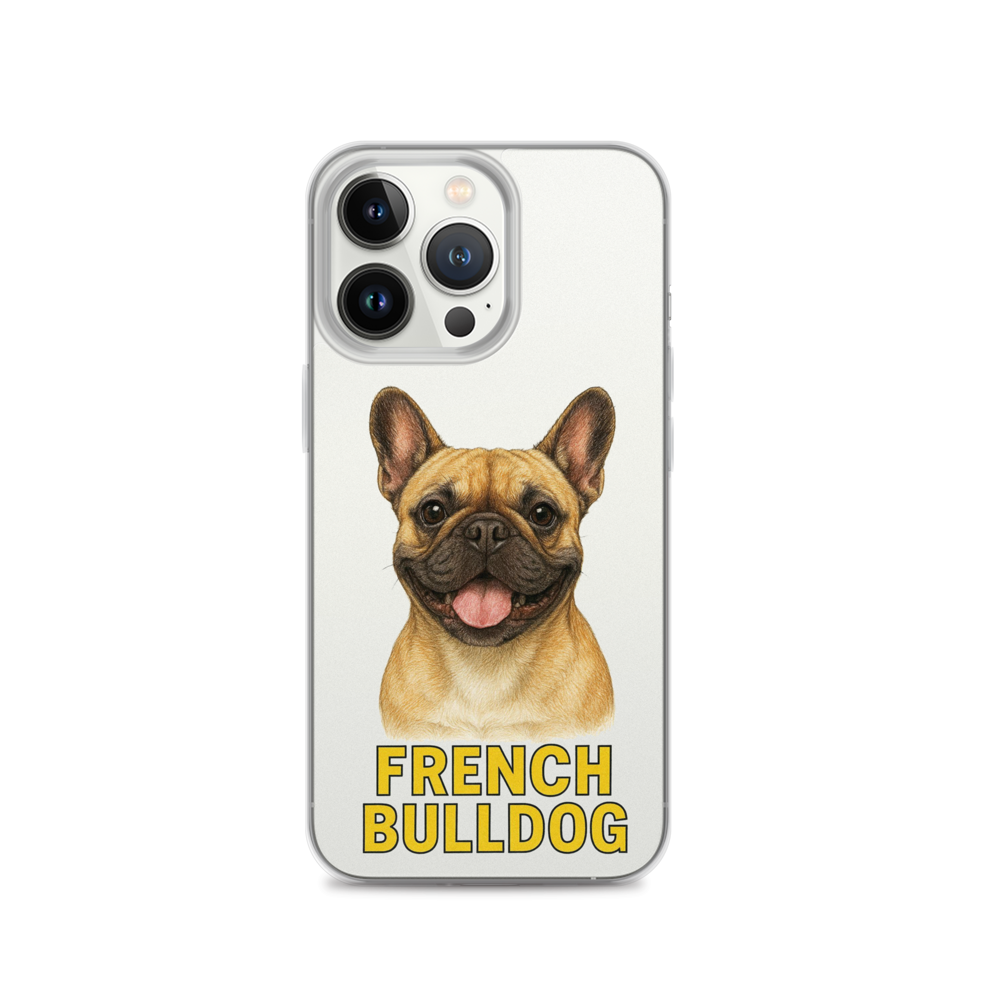 French Bulldog Clear Case for iPhone