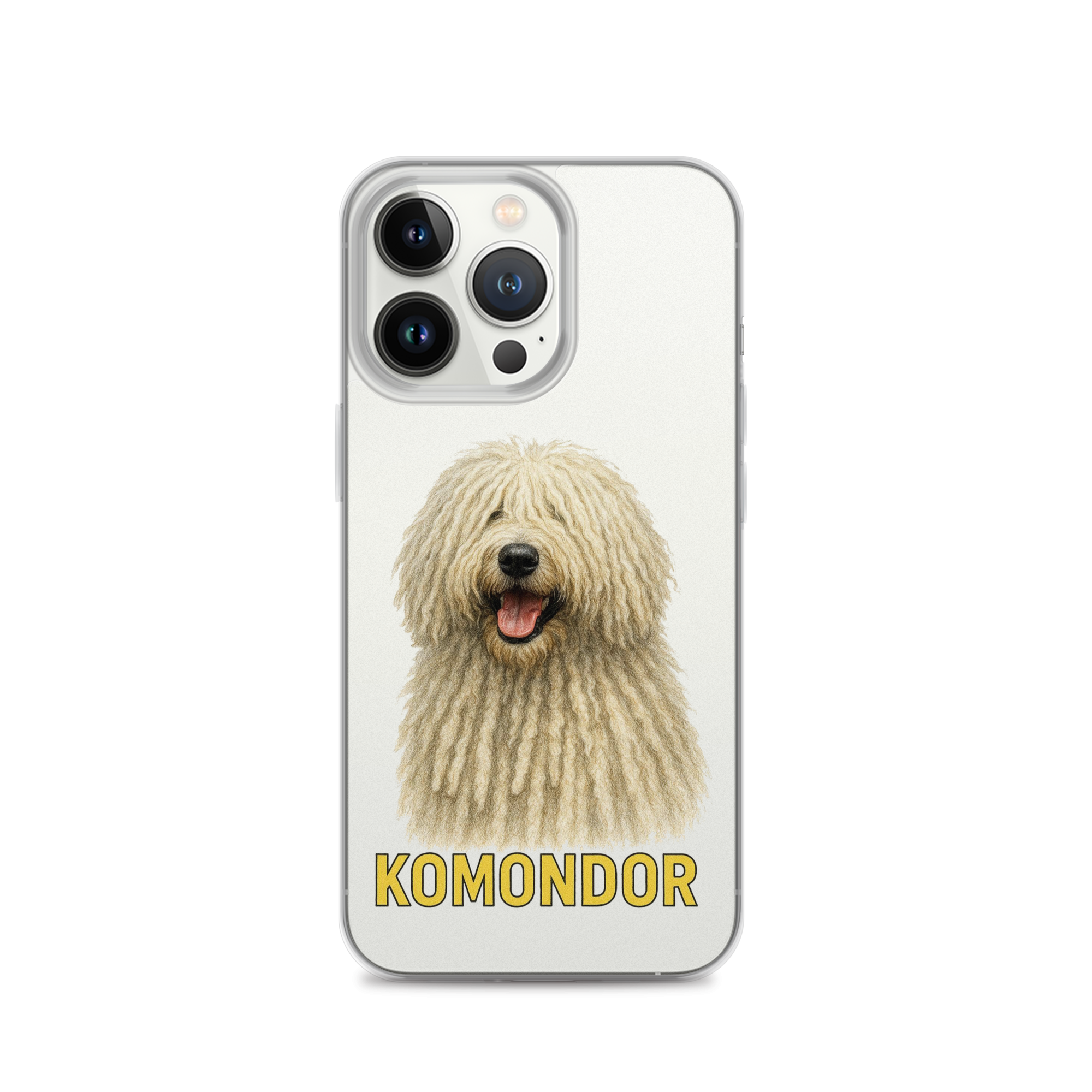 Komondor Clear Case for iPhone