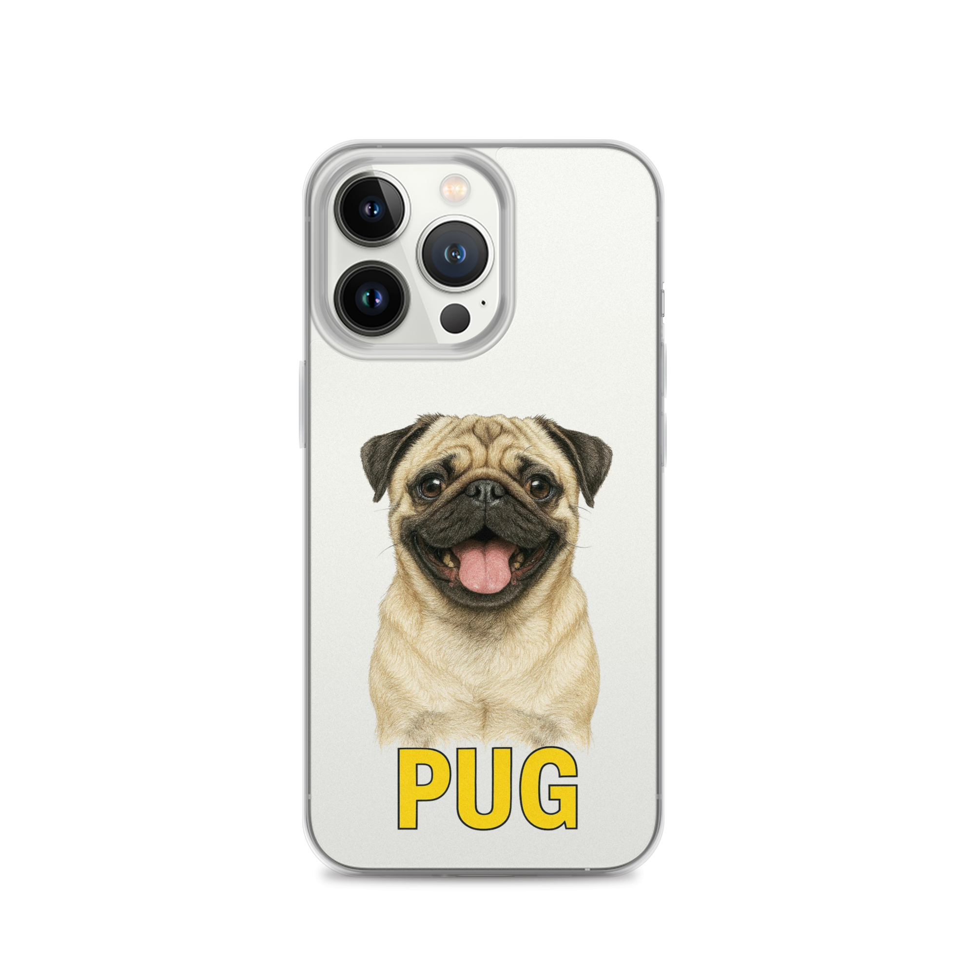 Pug Clear Case for iPhone