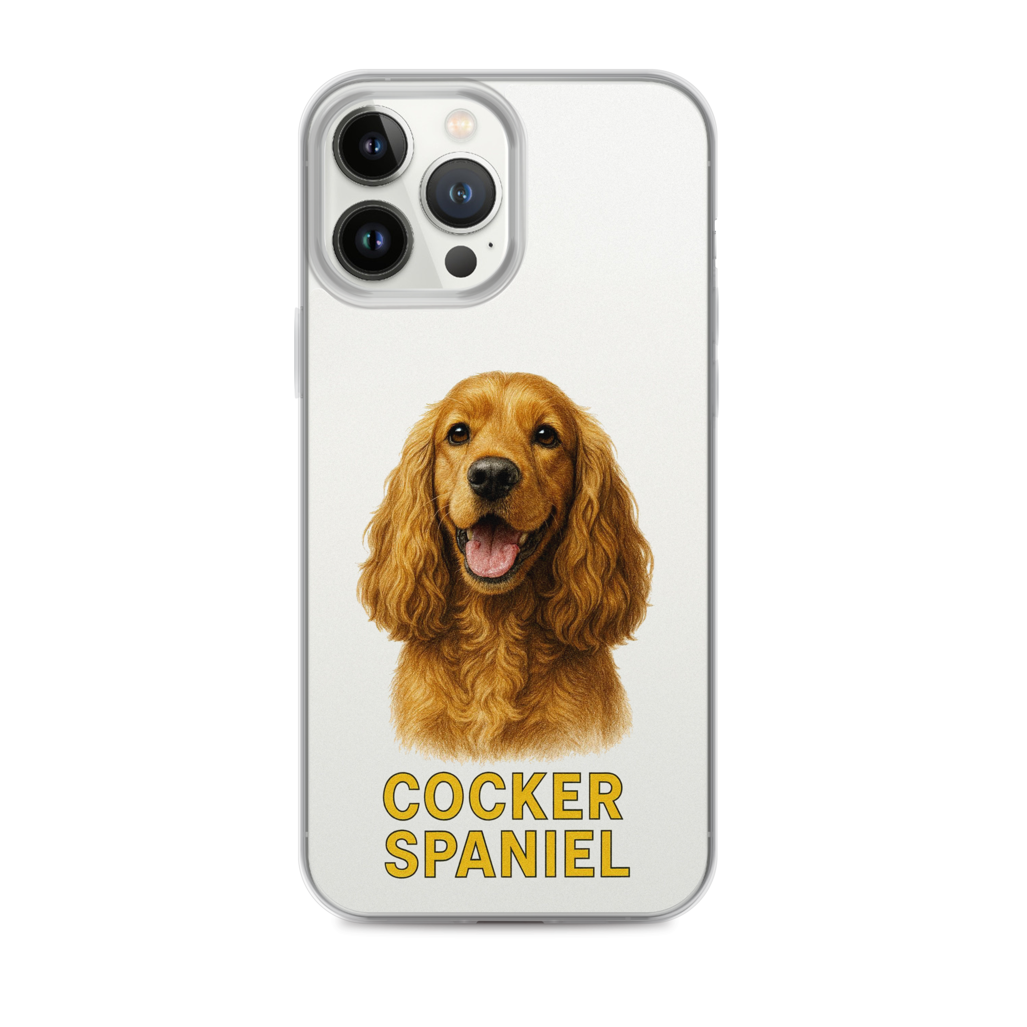 Cocker Spaniel Clear Case for iPhone