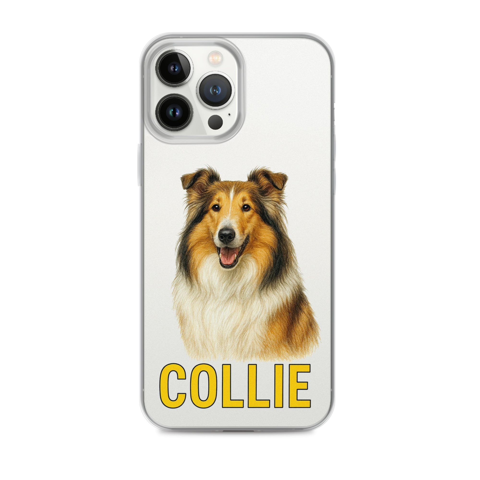 Collie Clear Case for iPhone