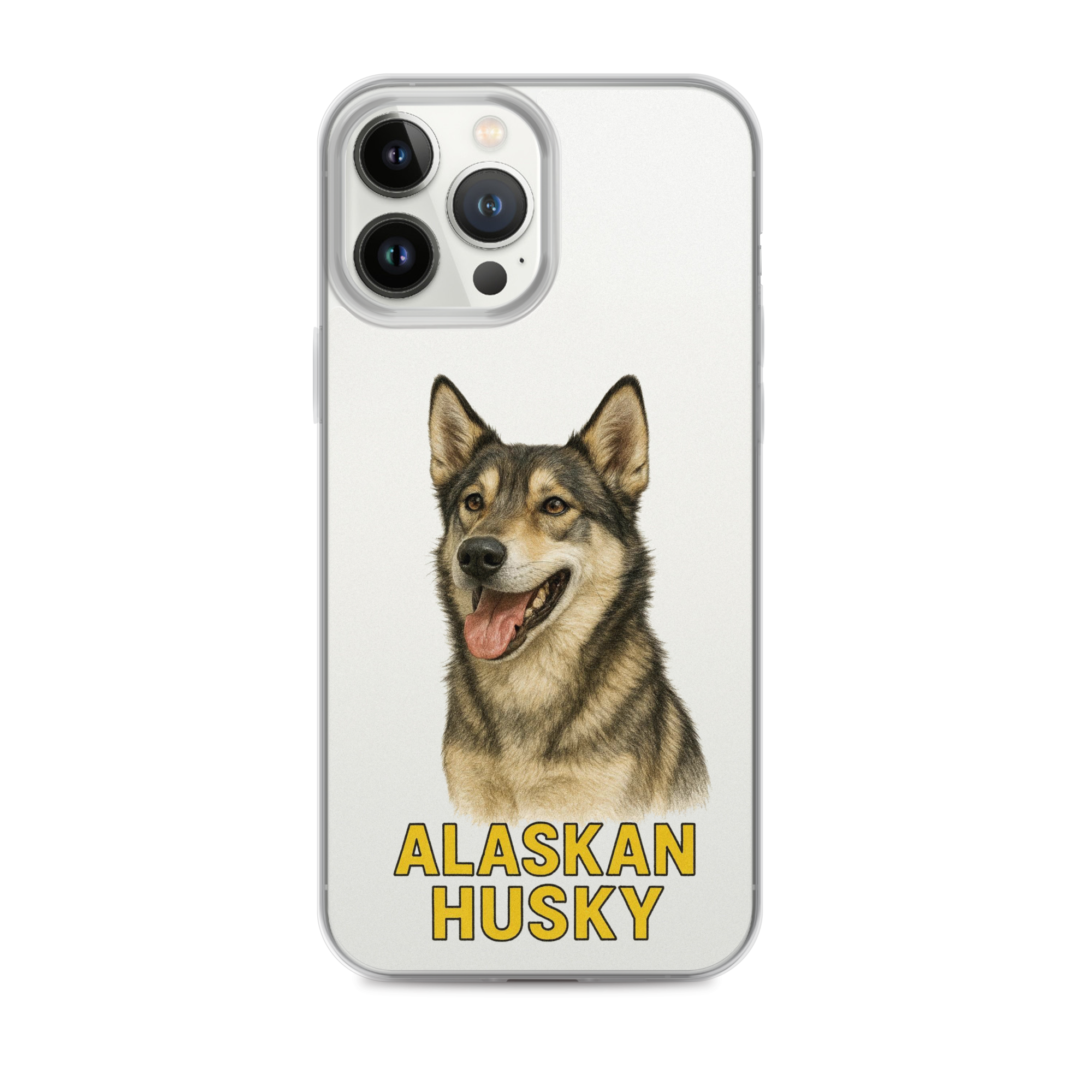 Alaskan Husky Clear Case for iPhone