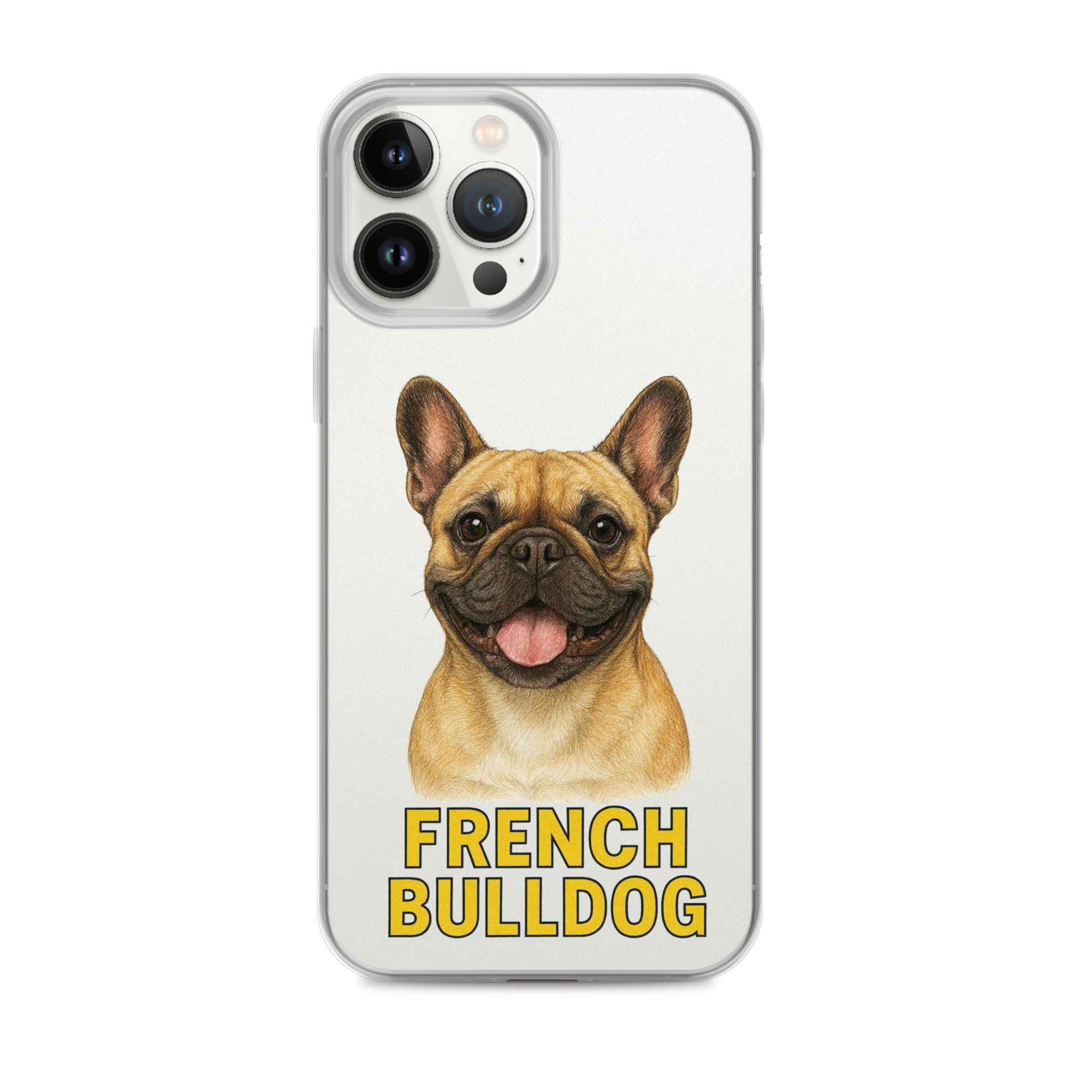 French Bulldog Clear Case for iPhone