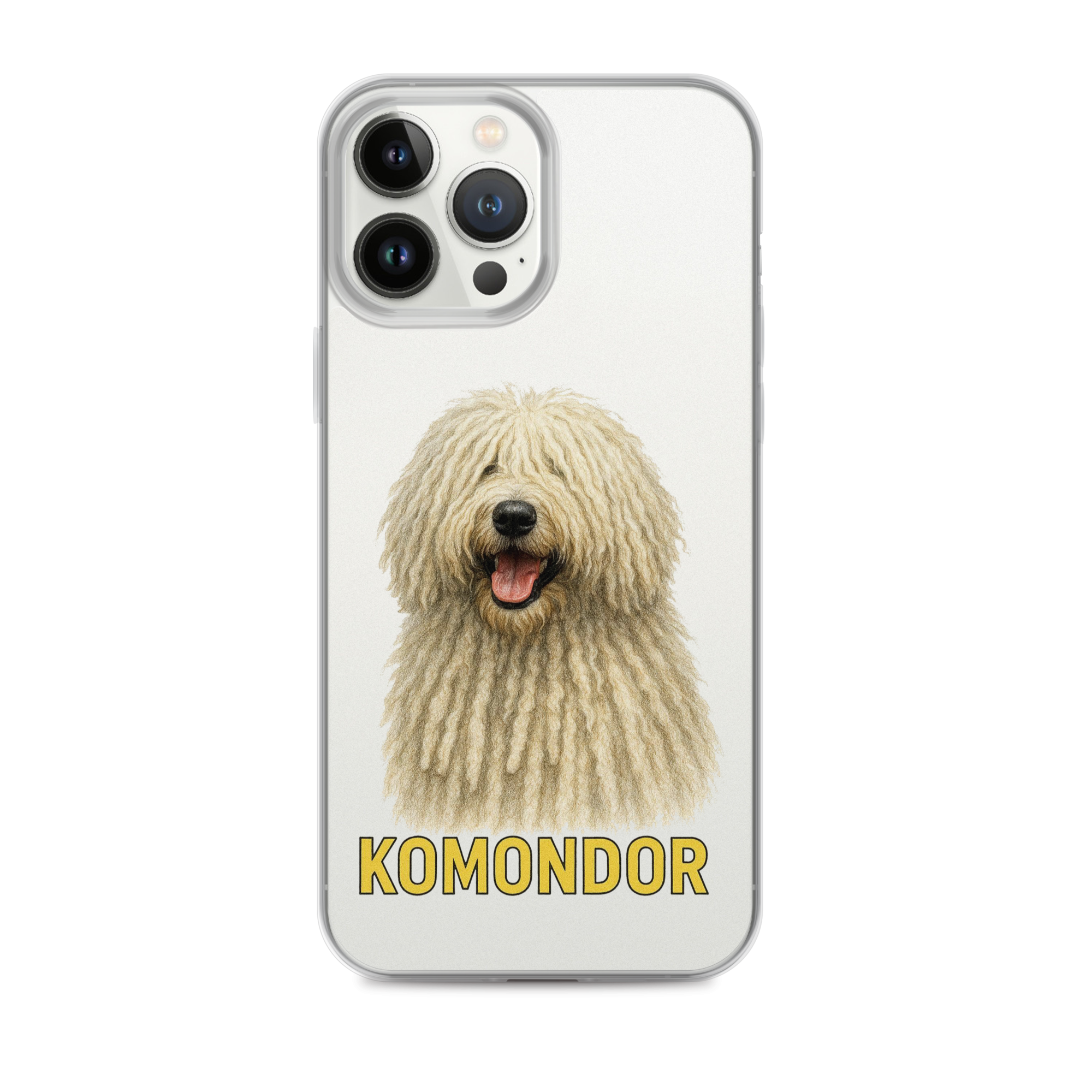 Komondor Clear Case for iPhone