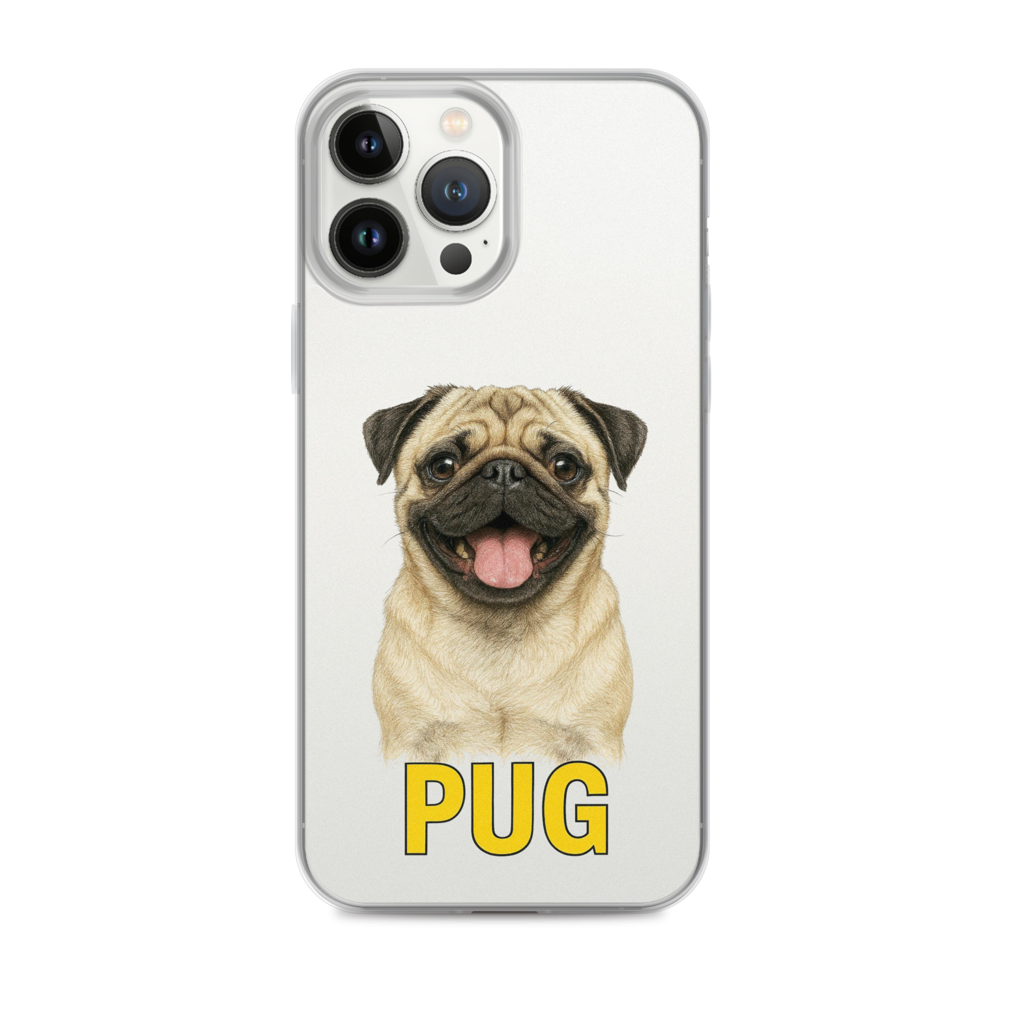Pug Clear Case for iPhone