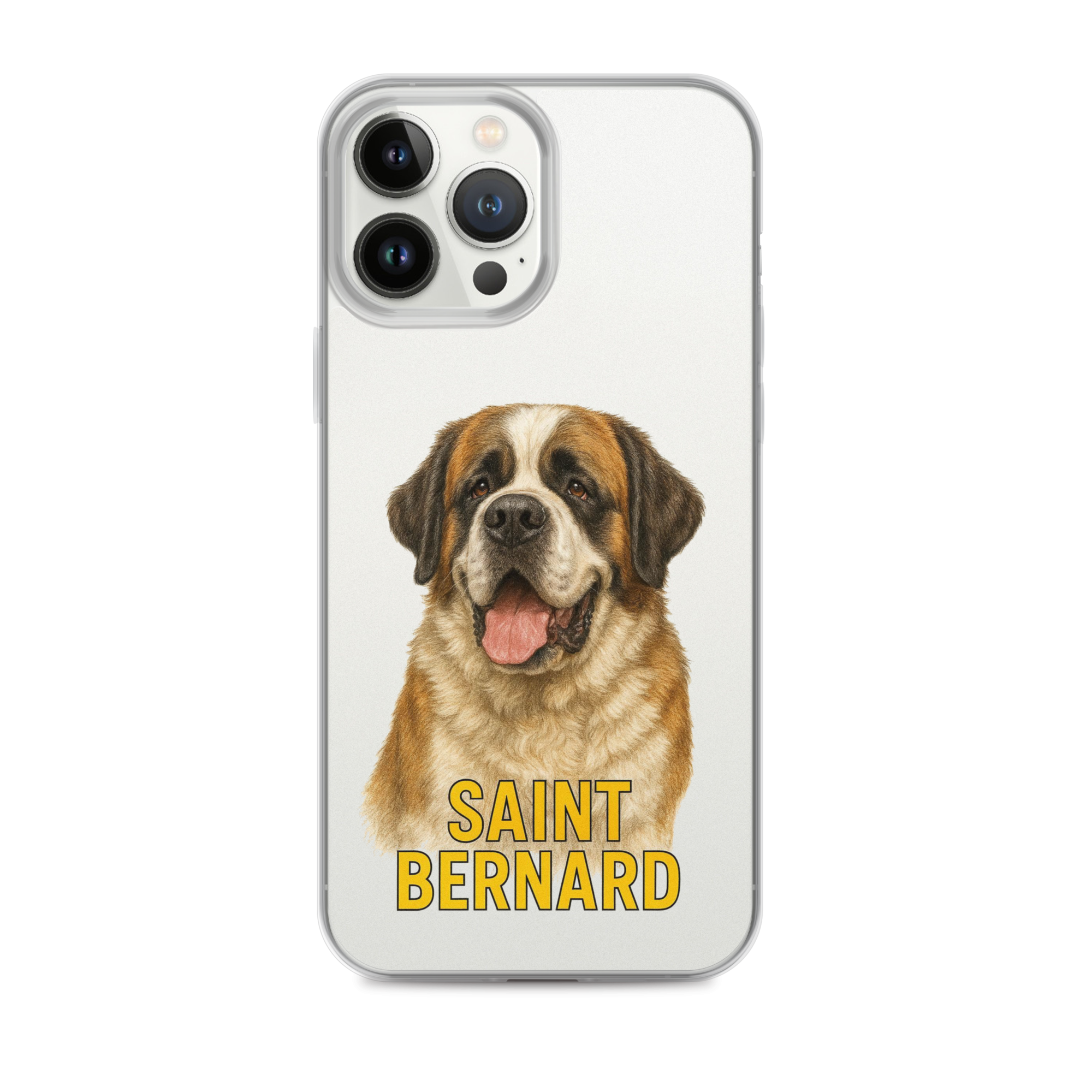 Saint Bernard Clear Case for iPhone