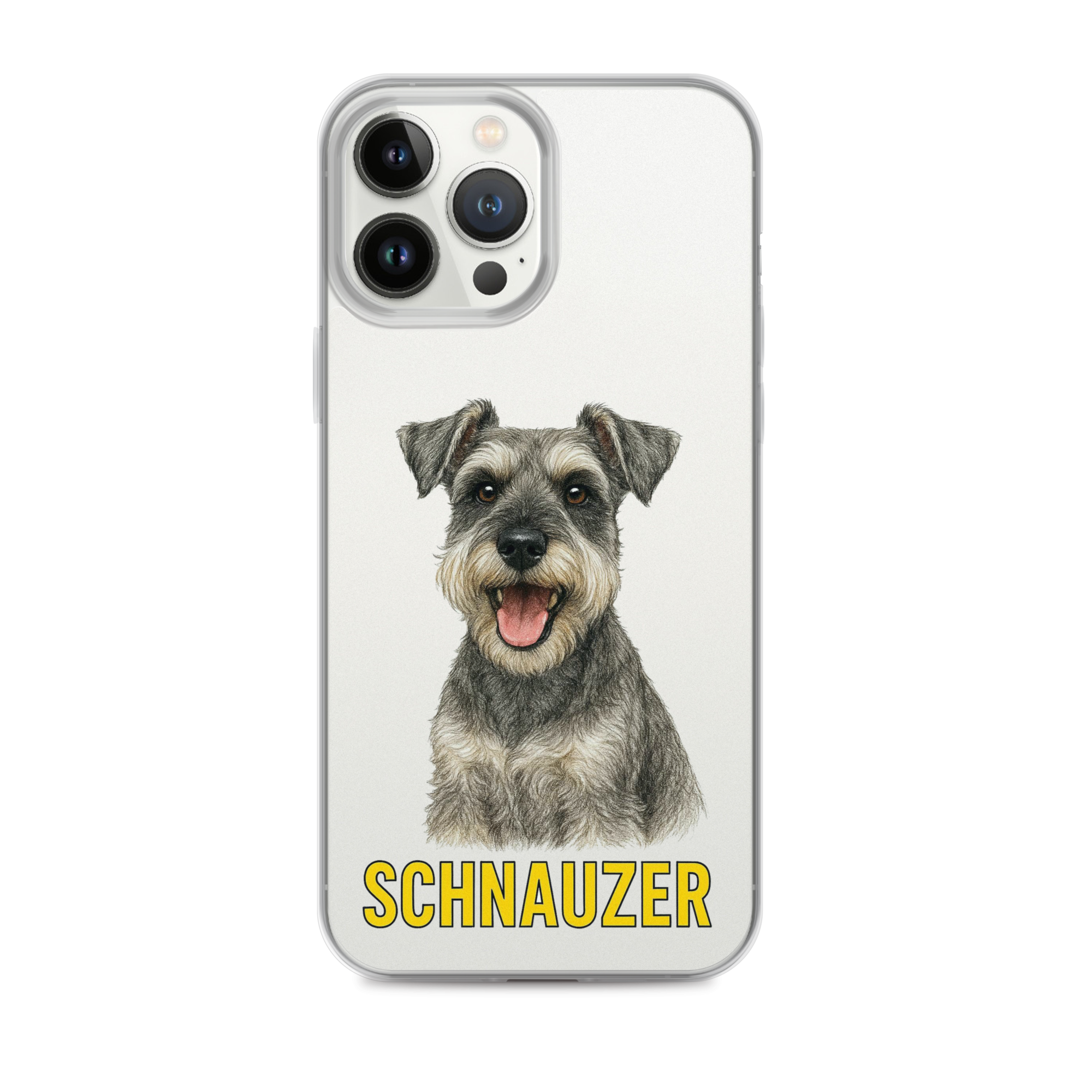 Schnauzer Clear Case for iPhone
