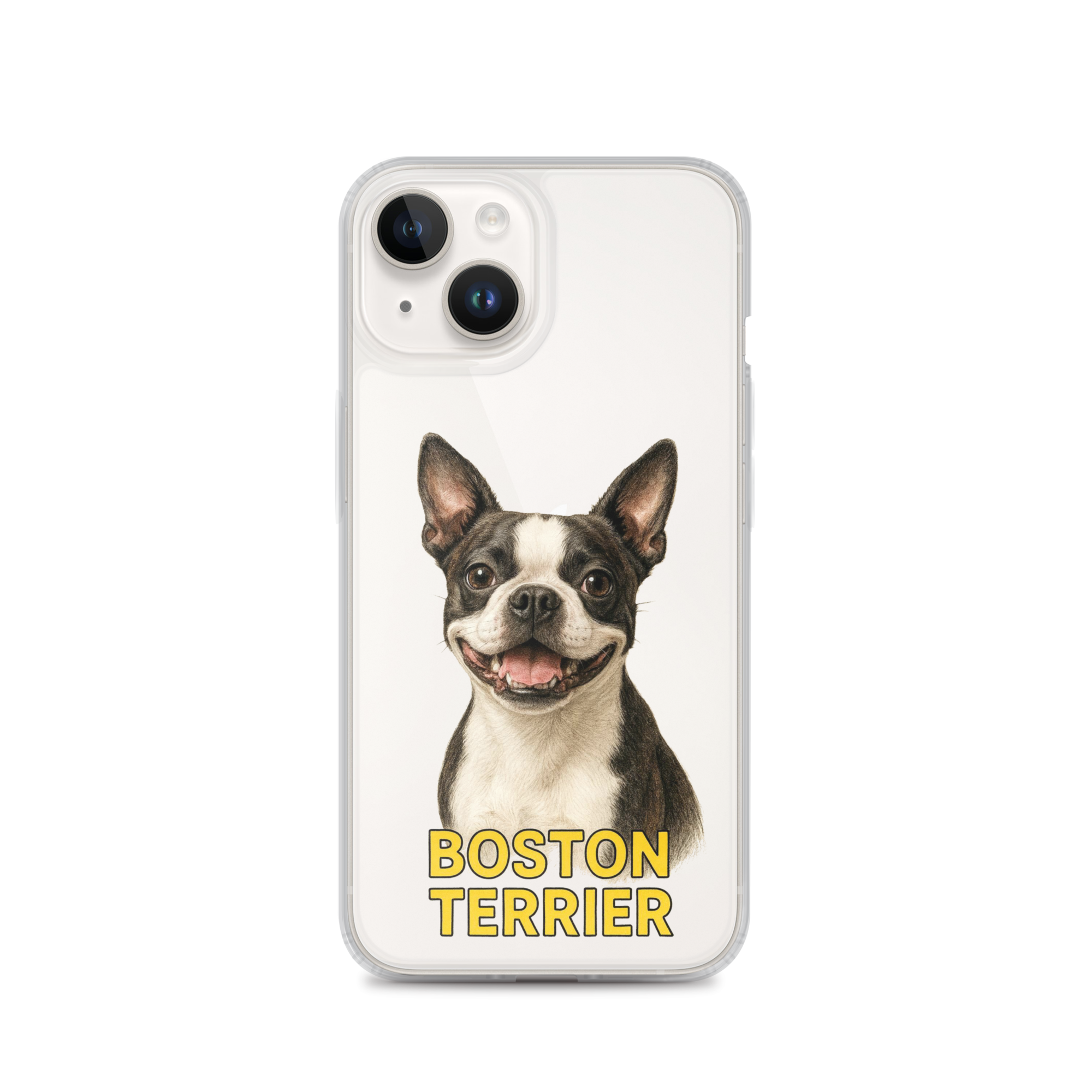 Boston Terrier Clear Case for iPhone