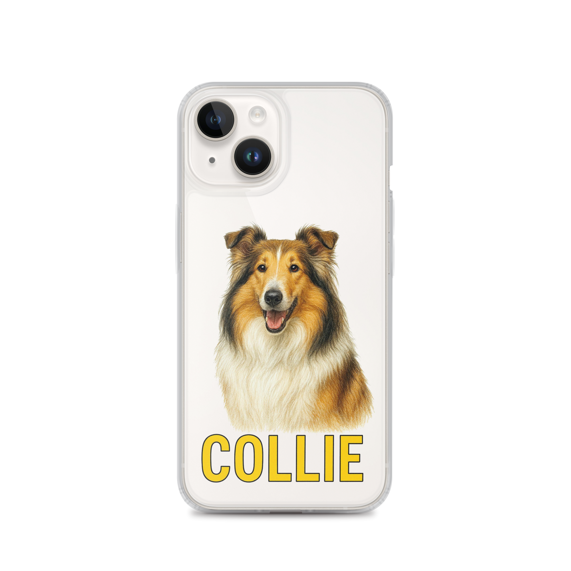 Collie Clear Case for iPhone