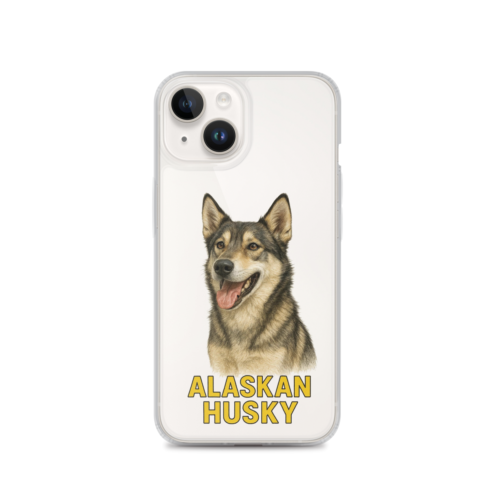 Alaskan Husky Clear Case for iPhone