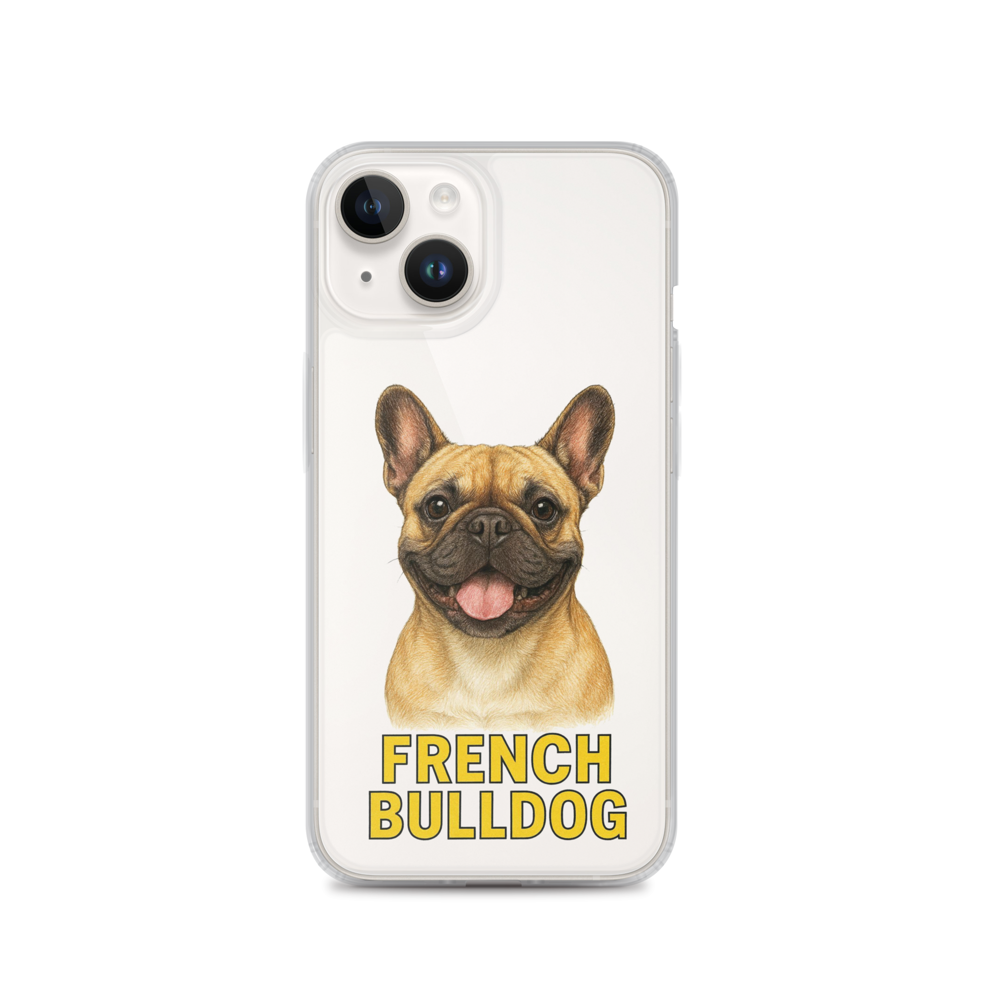 French Bulldog Clear Case for iPhone