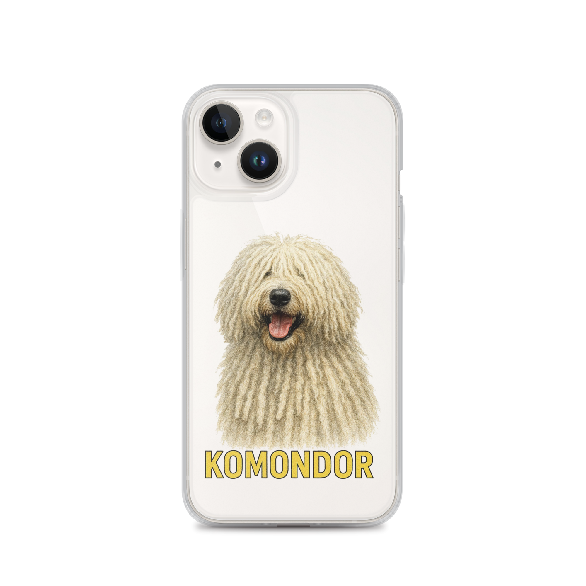 Komondor Clear Case for iPhone