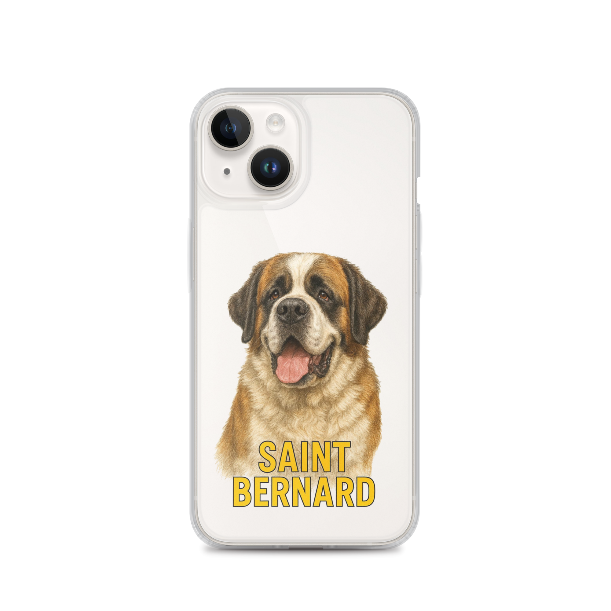 Saint Bernard Clear Case for iPhone