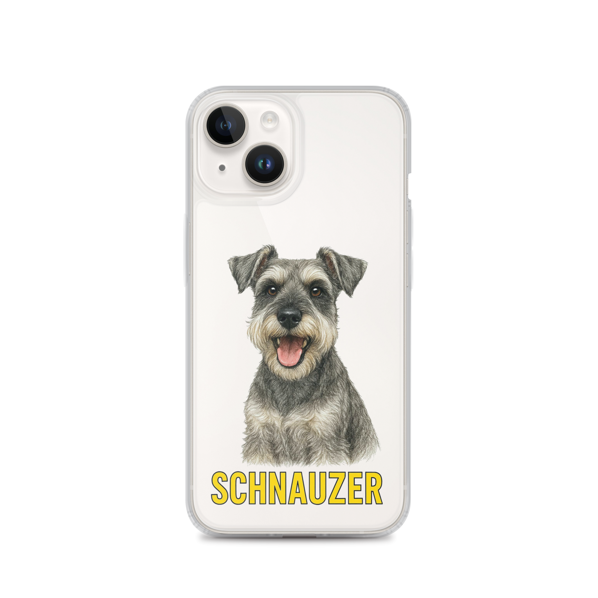 Schnauzer Clear Case for iPhone
