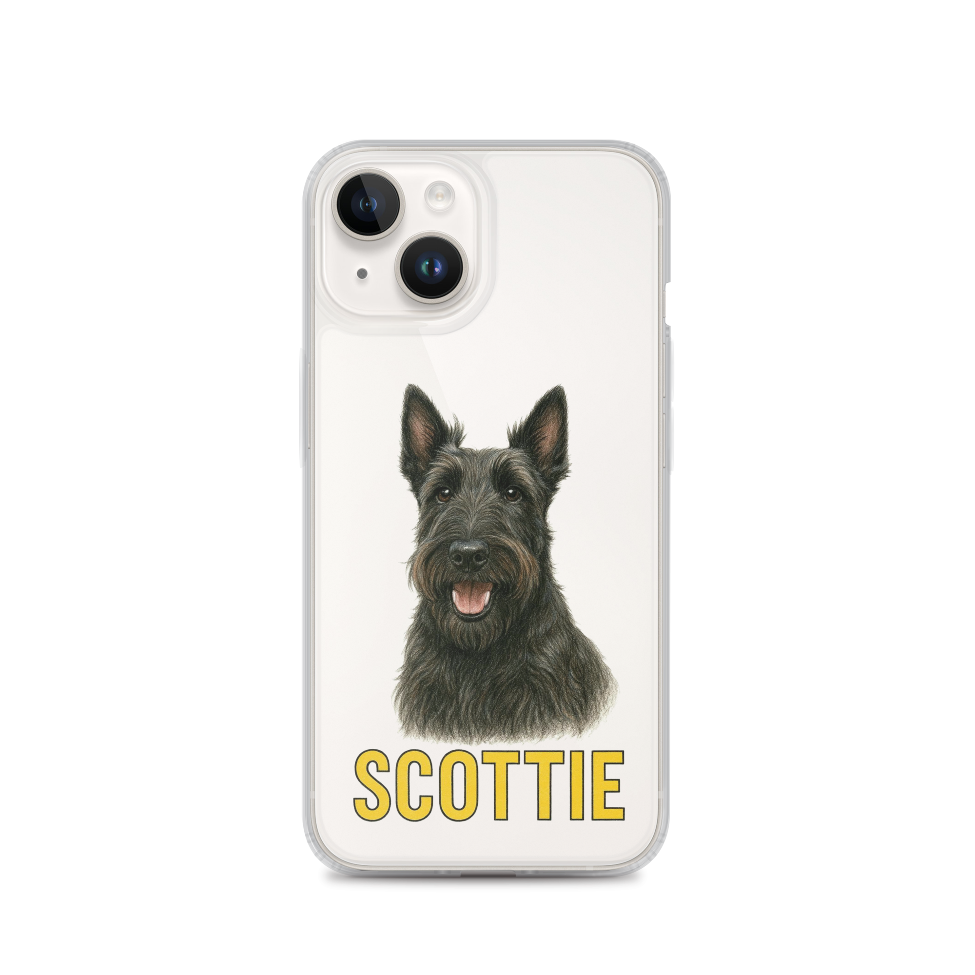 Scottie Clear Case for iPhone