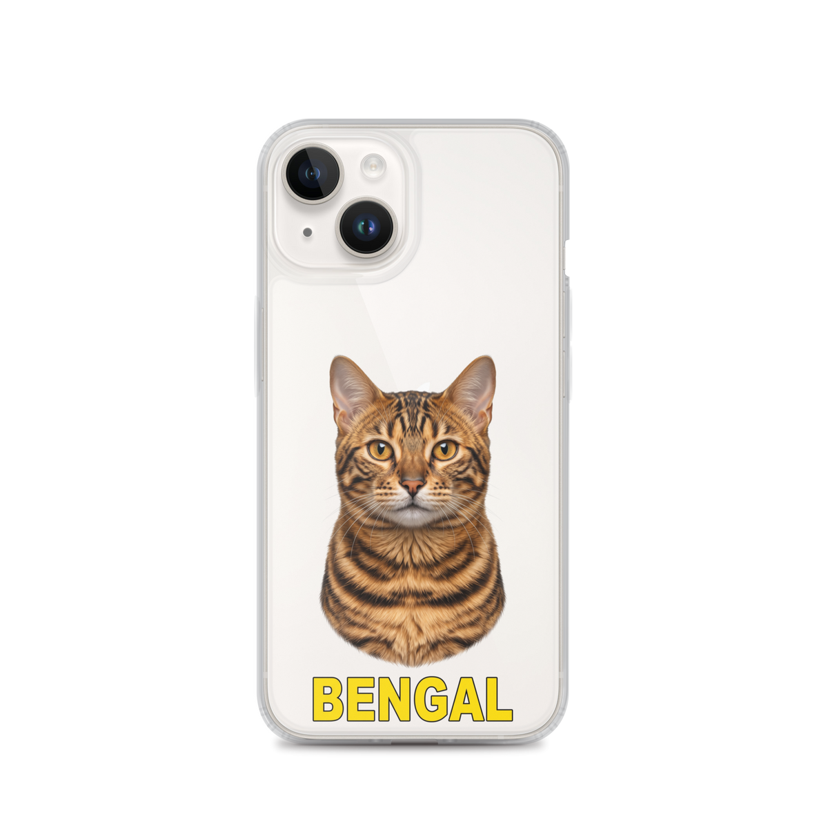 Bengal Cat Clear Case for iPhone®