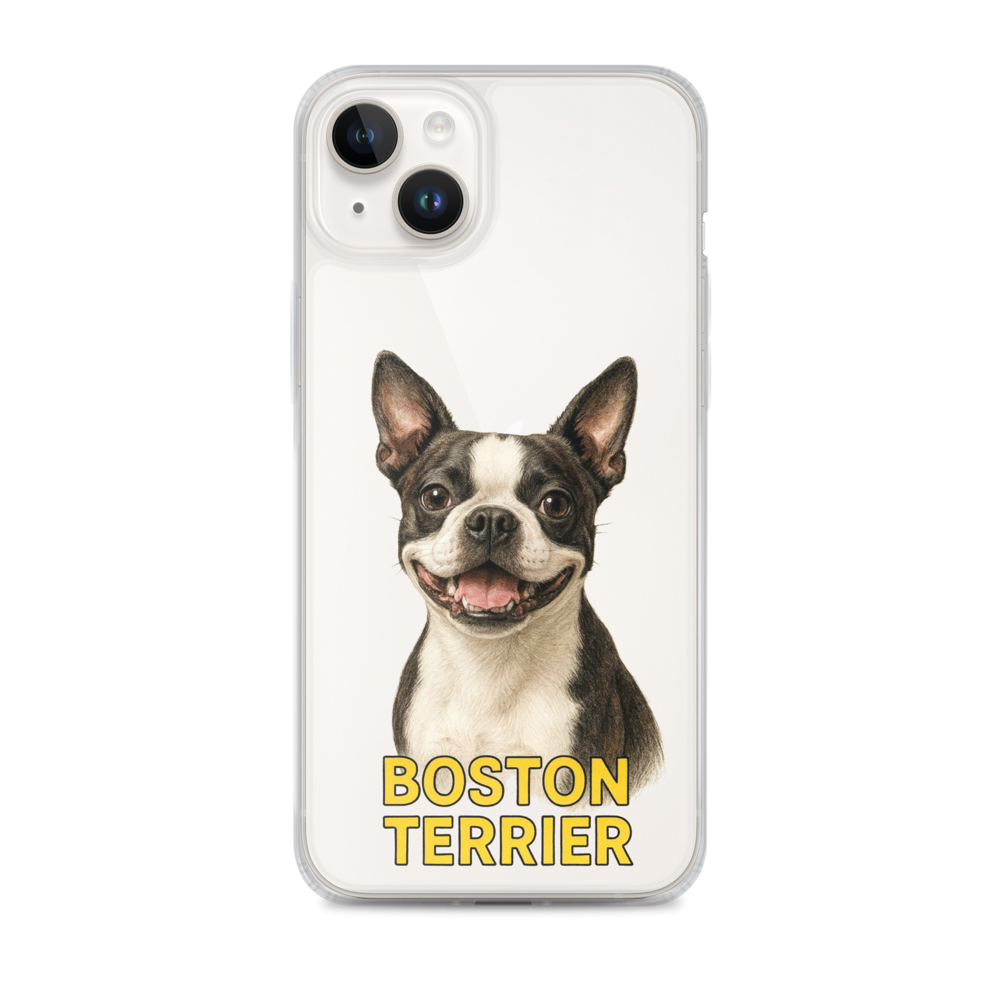 Boston Terrier Clear Case for iPhone