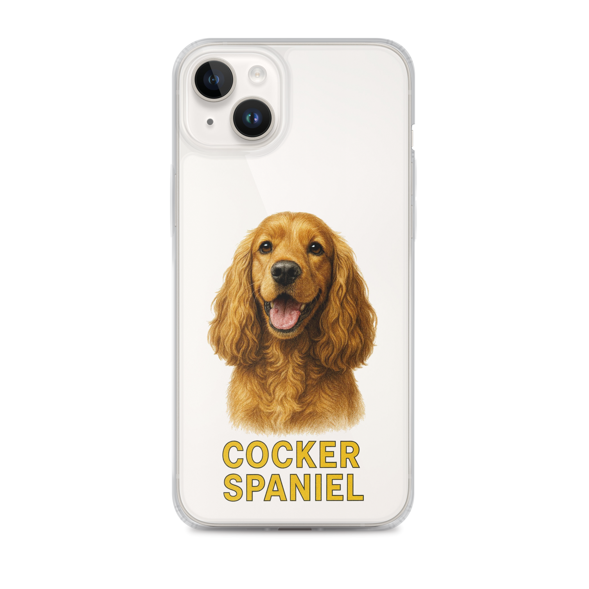 Cocker Spaniel Clear Case for iPhone