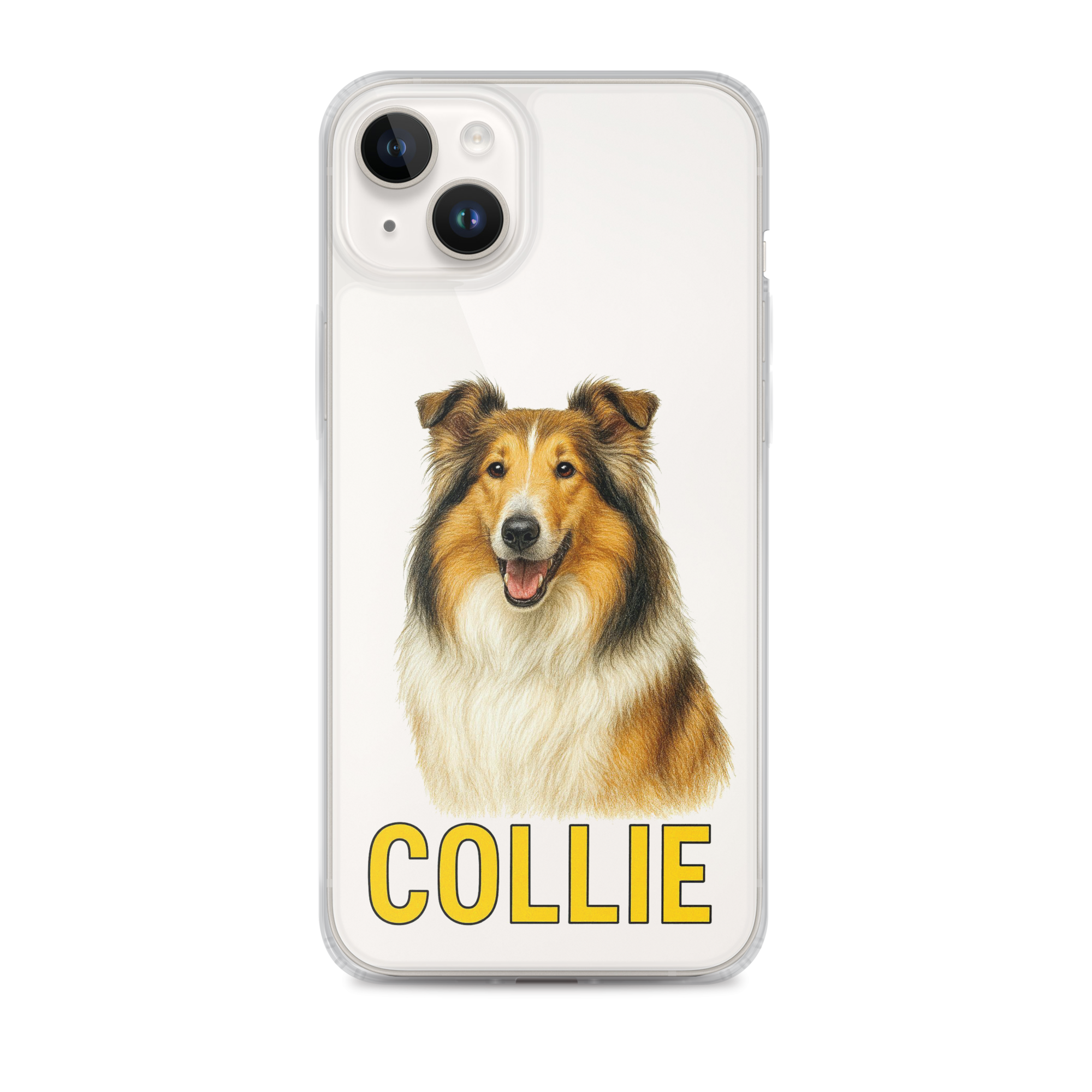 Collie Clear Case for iPhone