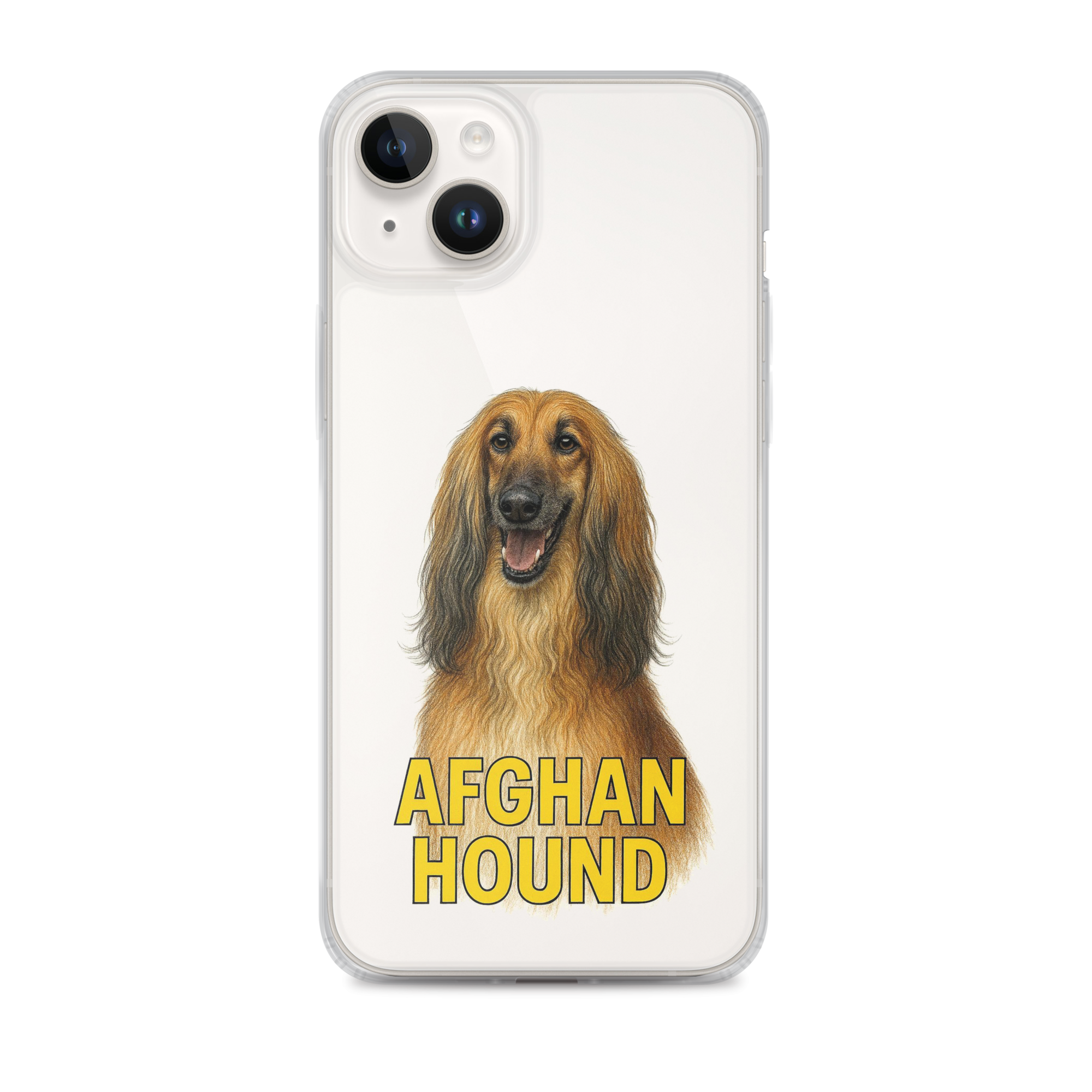 Afghan Hound Clear Case for iPhone