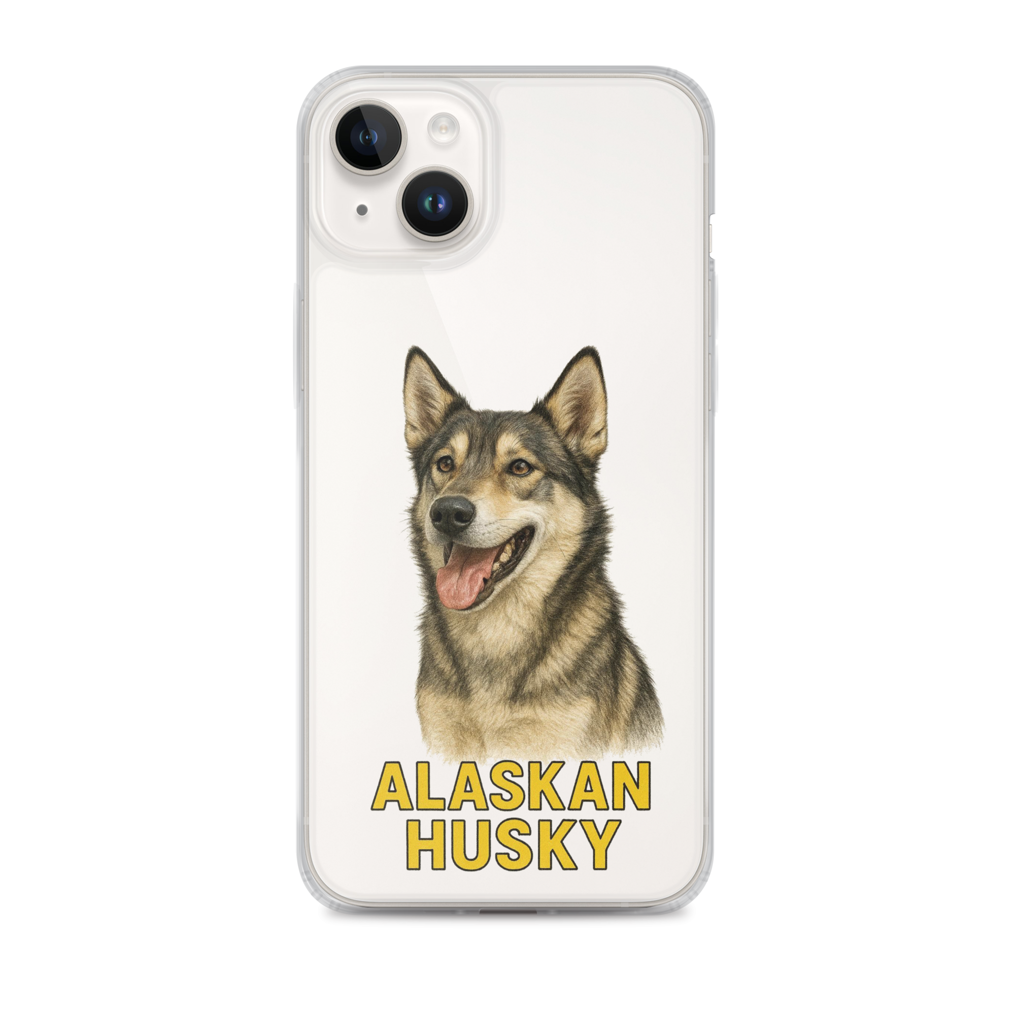 Alaskan Husky Clear Case for iPhone